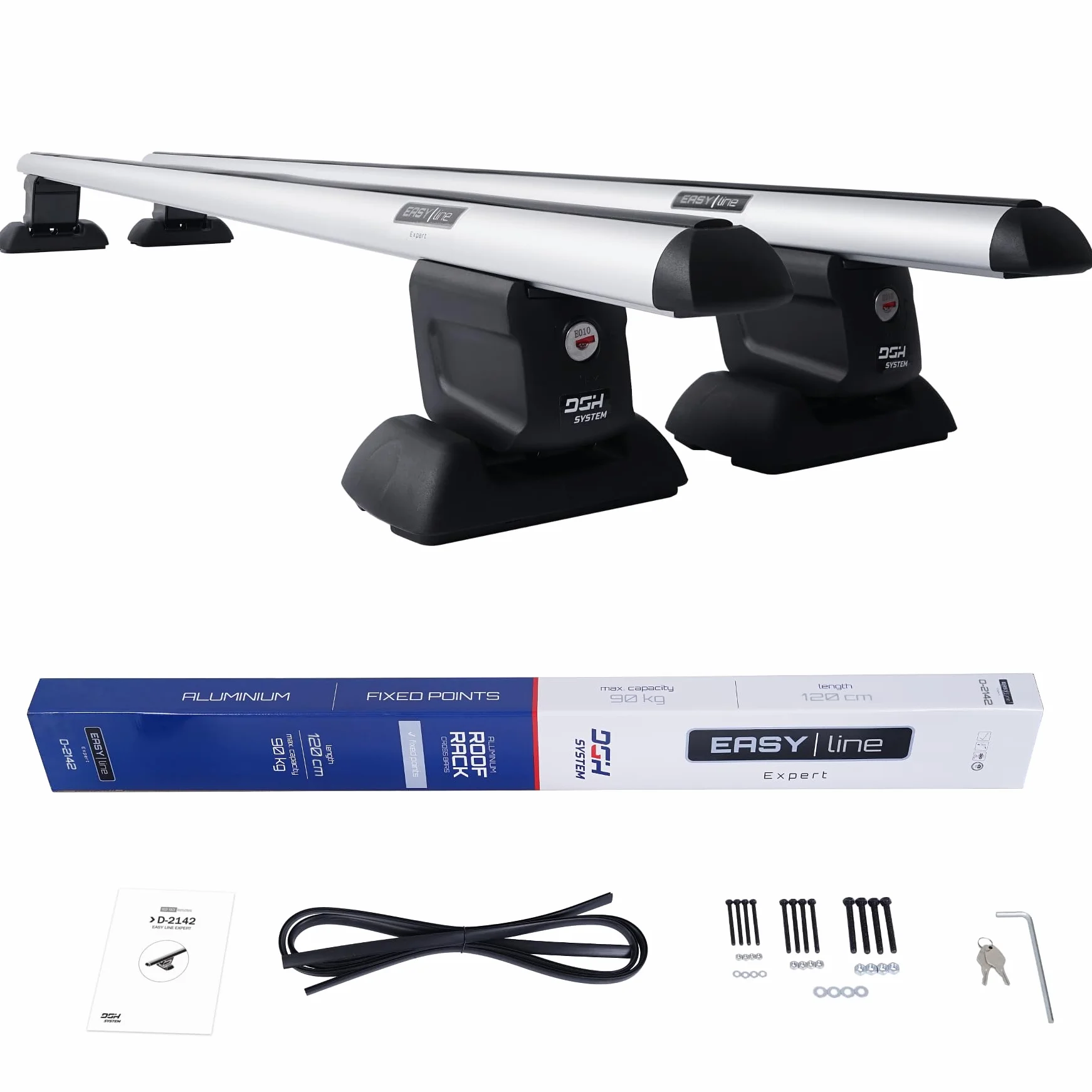 Bagażnik bazowy belki dachowe BMW 3-SERIA E46 SEDAN 1998-2001 120 cm Aluminium 90 kg