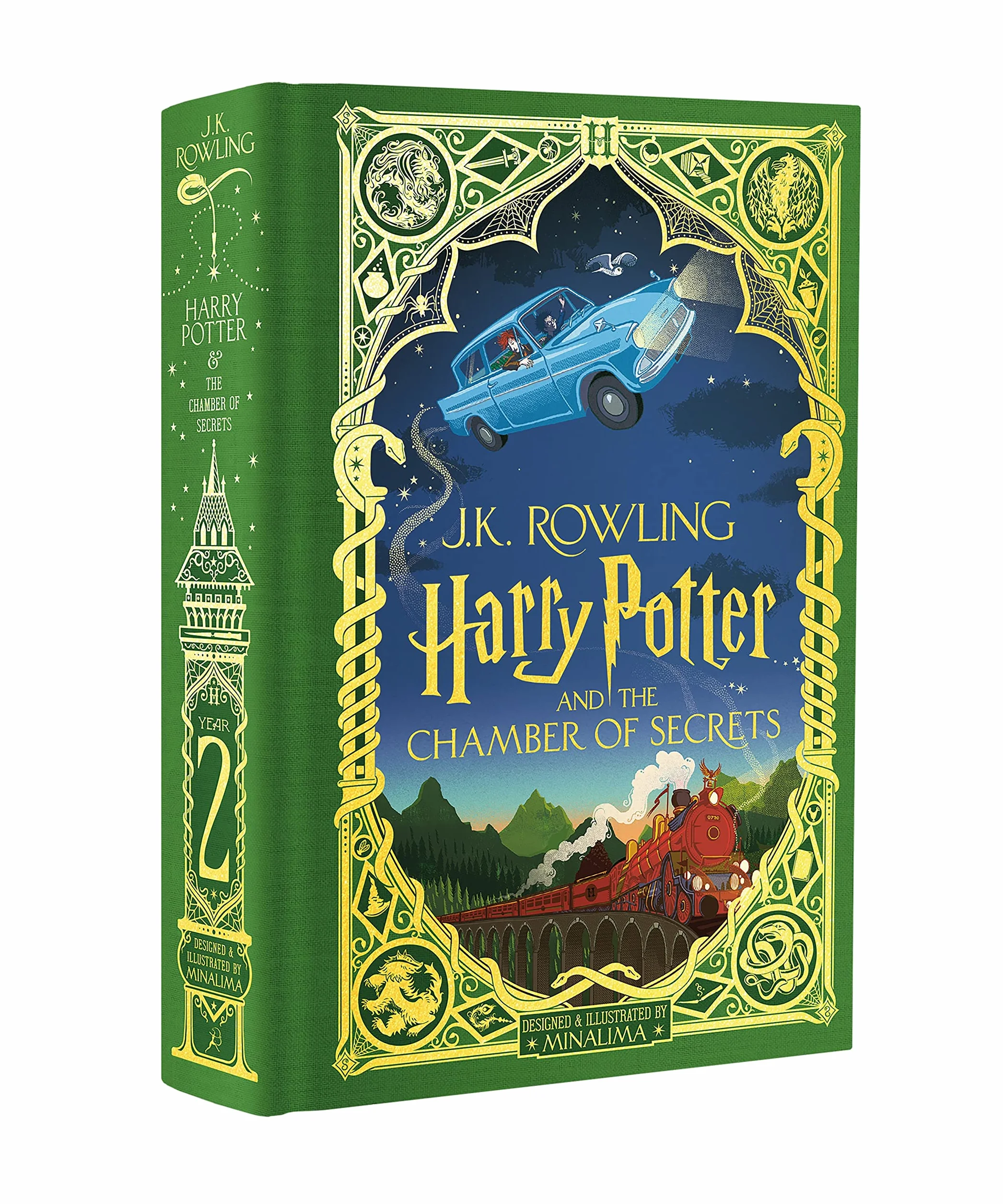 Harry Potter and the Chamber of Secrets: Minalima Illustrated Edition: A sumptuously illustrated gift book with magical interactive surprises