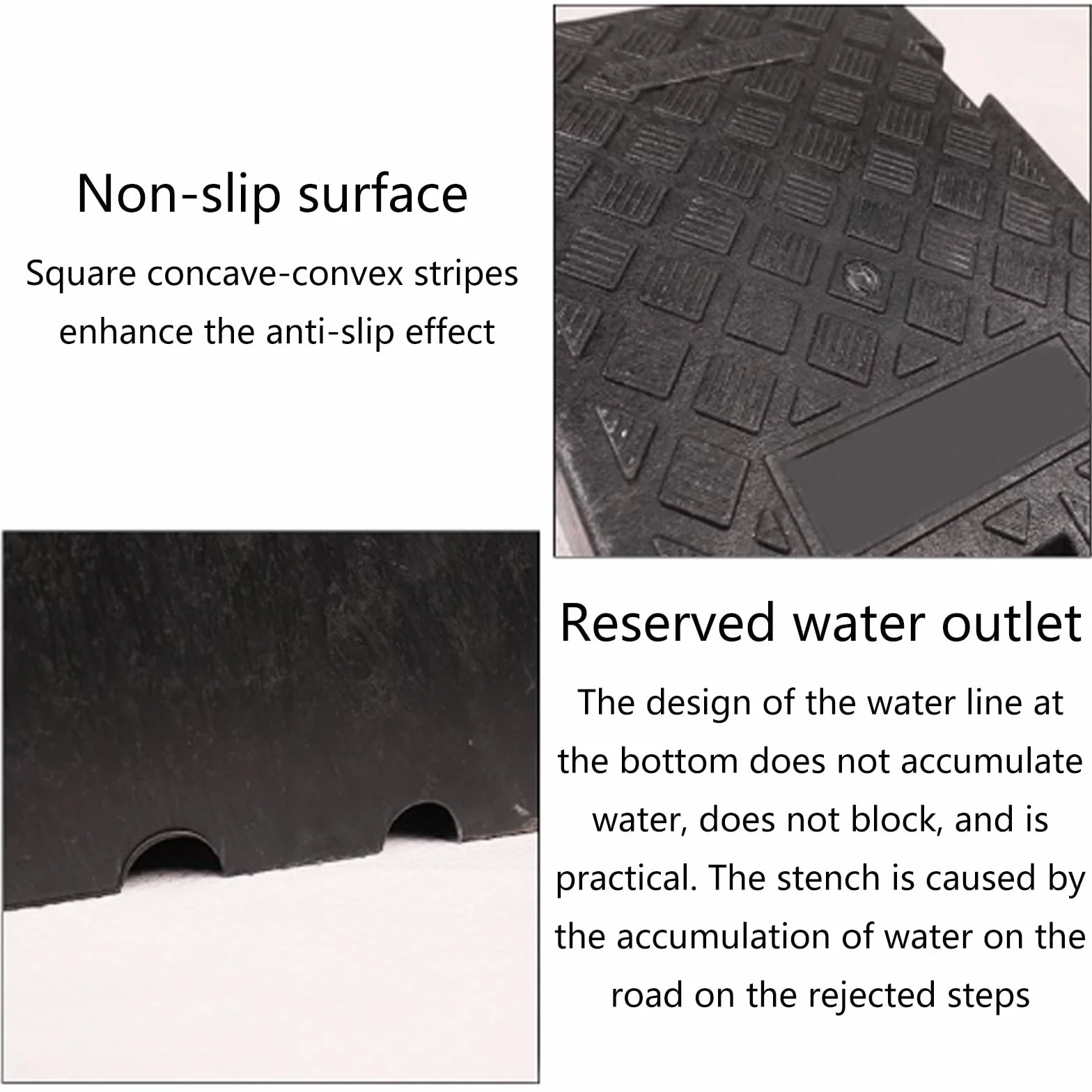 Plastic curb ramps