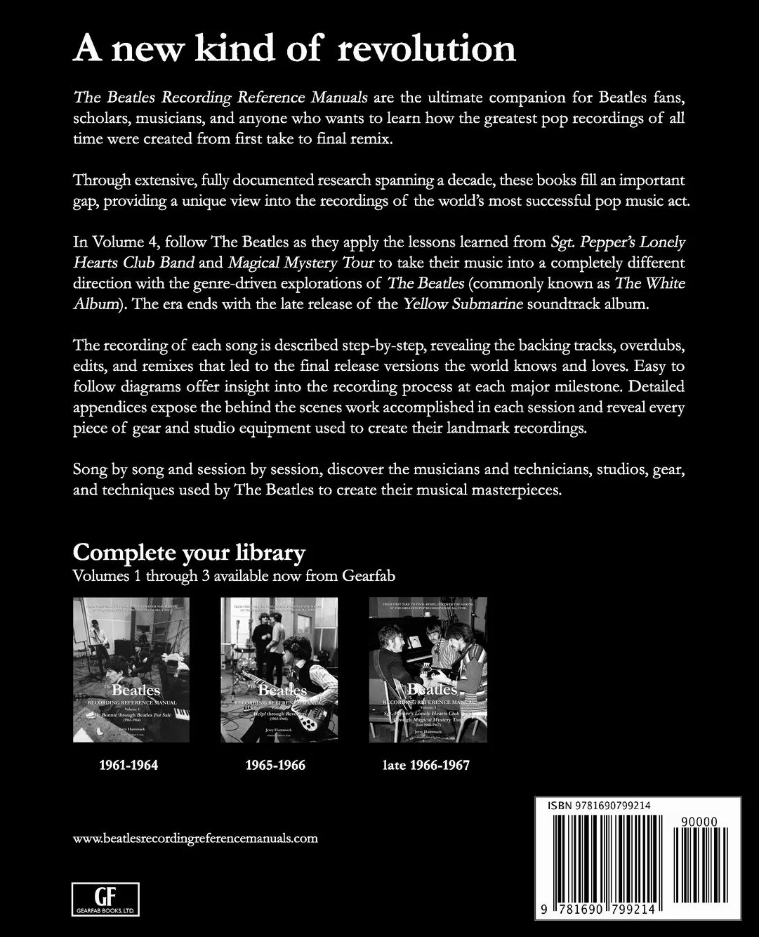 The Beatles Recording Reference Manual: Volume 4: The Beatles through Yellow Submarine (1968 - early 1969)