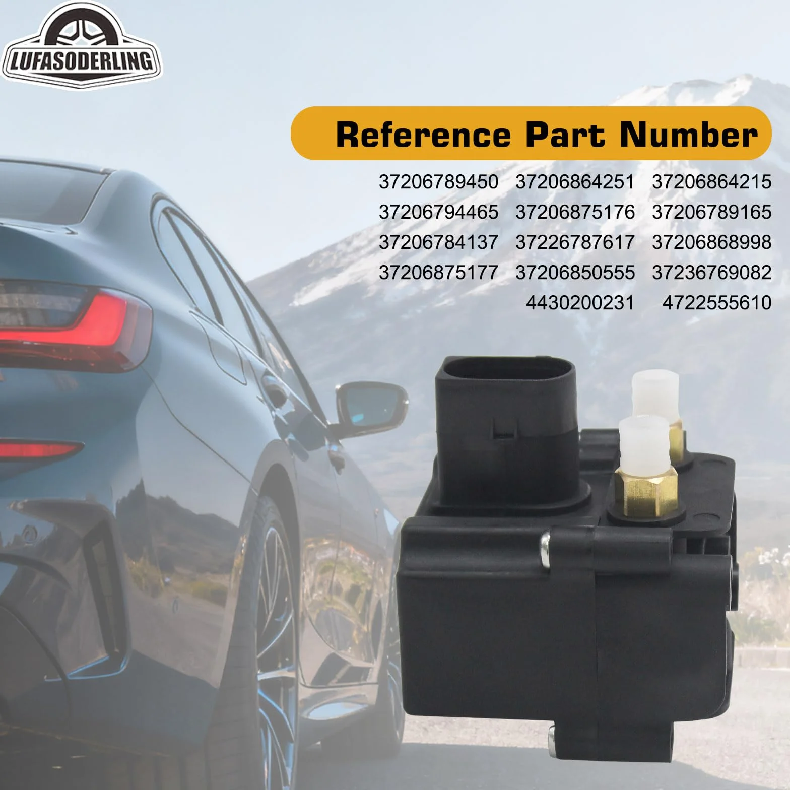 Blok zaworów zawieszenia pneumatycznego pasujący do BMW 5er GT F07 F11 X5 F15 X6 7er F01 F02 F03 F04 37206789450 37206875176 37206784137