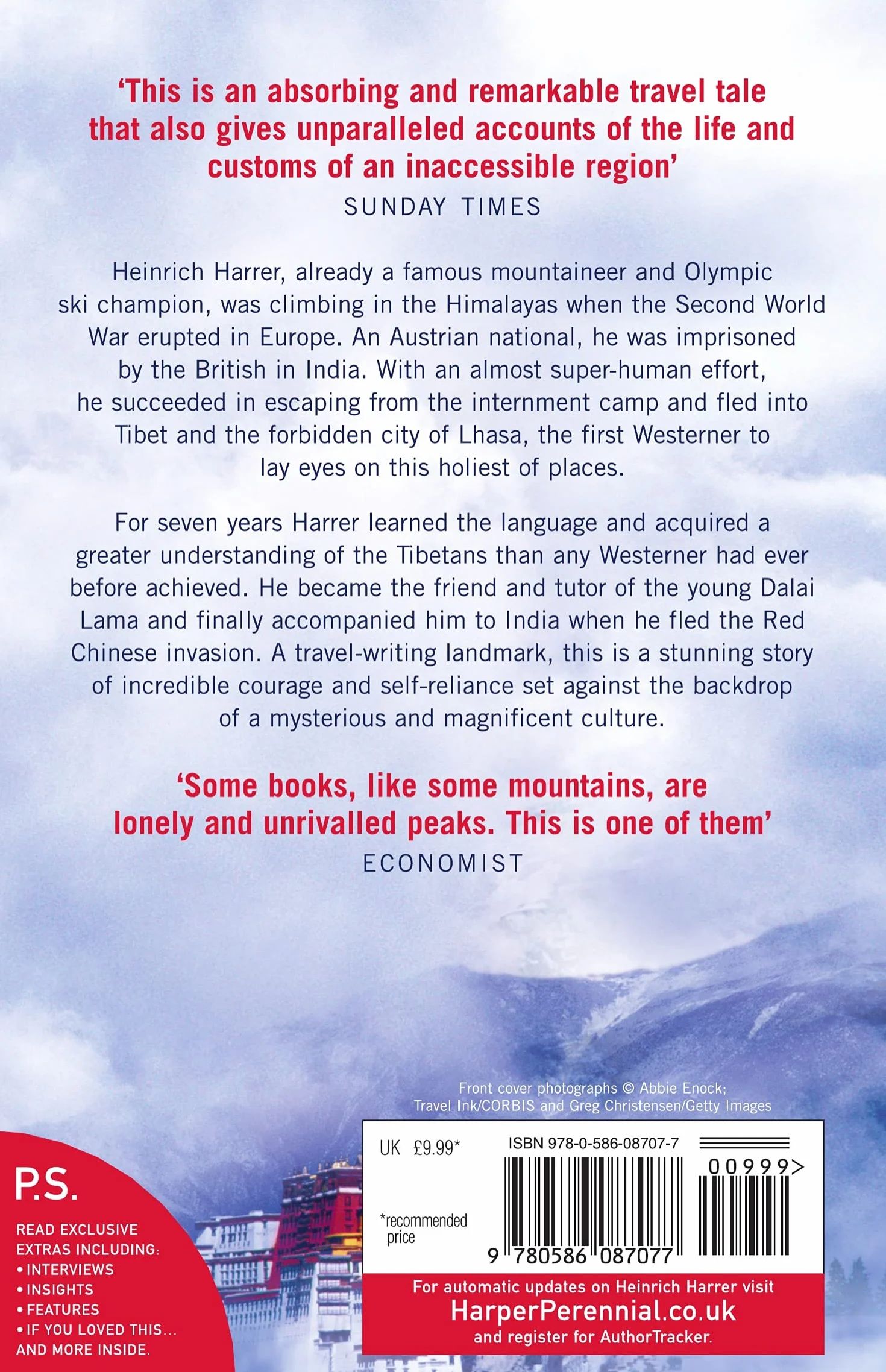 Seven Years in Tibet: The gripping travel memoir of resilience and Himalayan adventure
