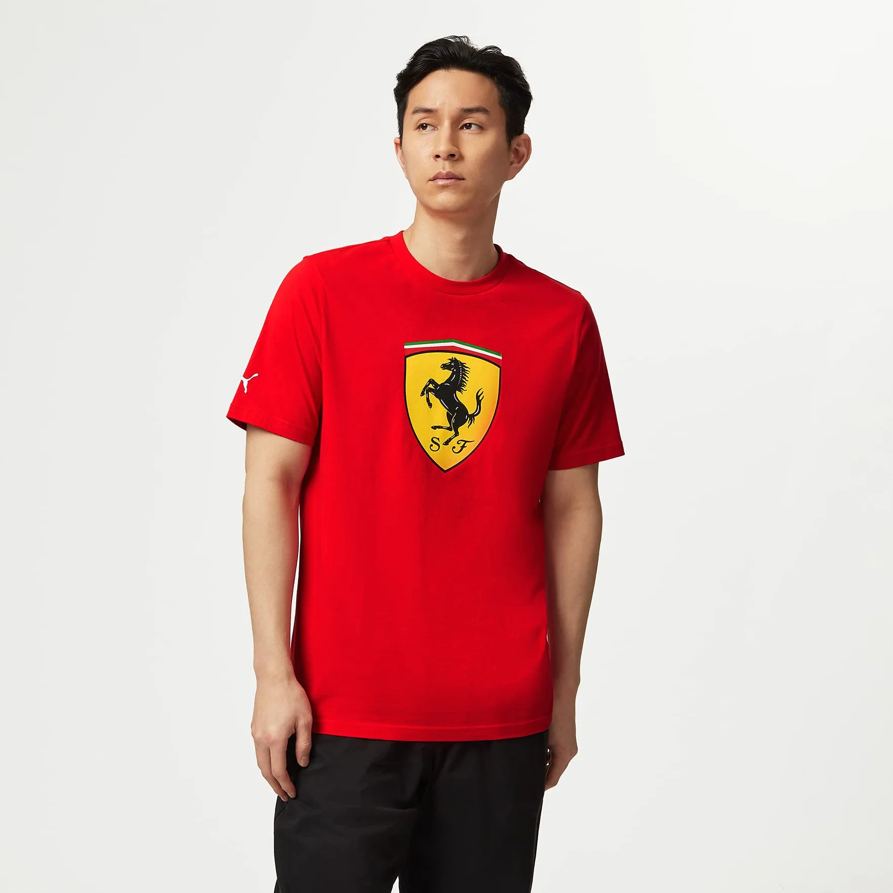 Ferrari Big Shield Tee Black
