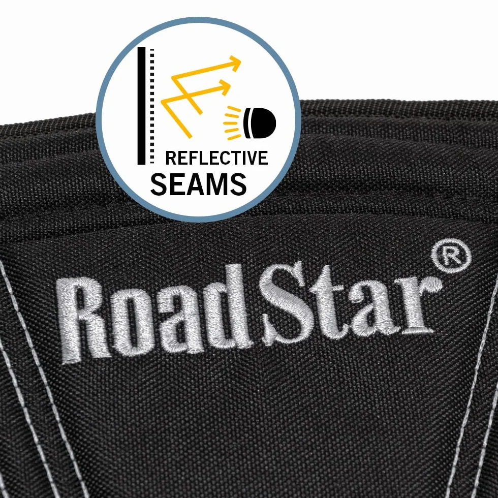 ROAD-STAR Pas nerkowy 203229 poliester czarny L/XL