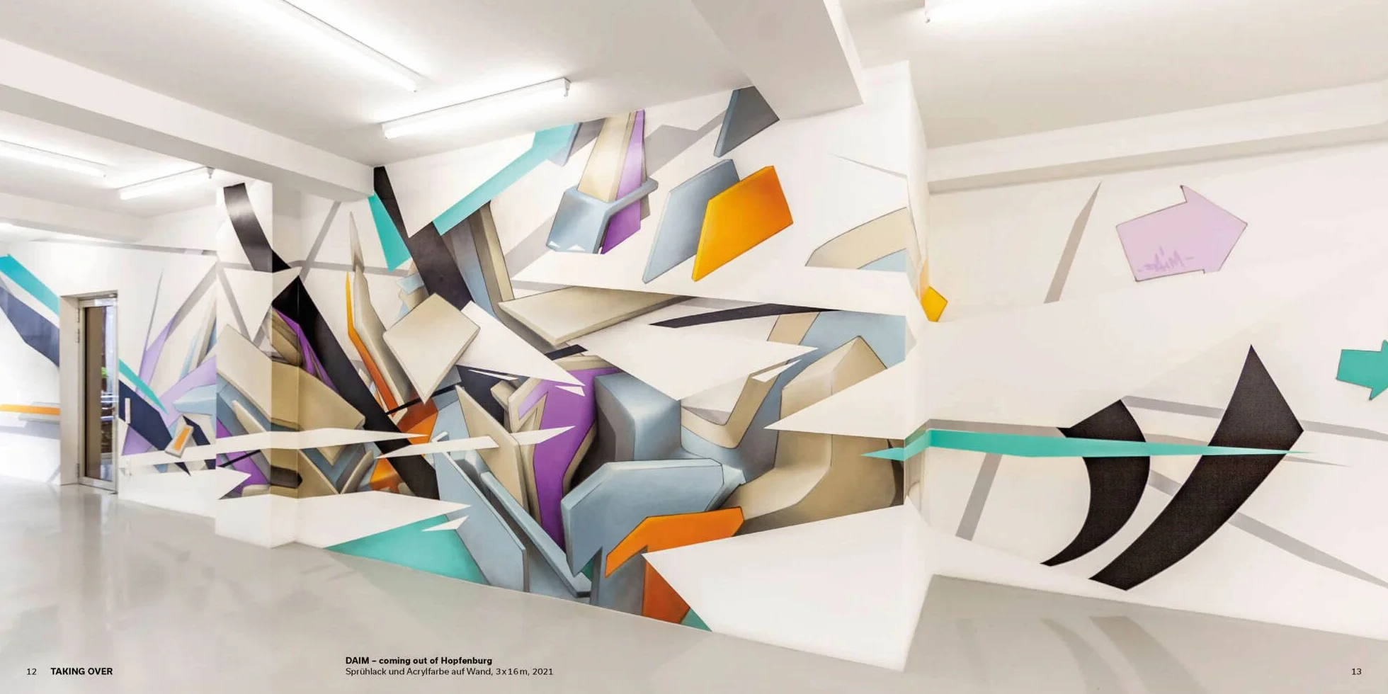 Taking Over: Ausstellungskatalog von Mirko Reisser (DAIM) in der Galerie Borchardt, 2021