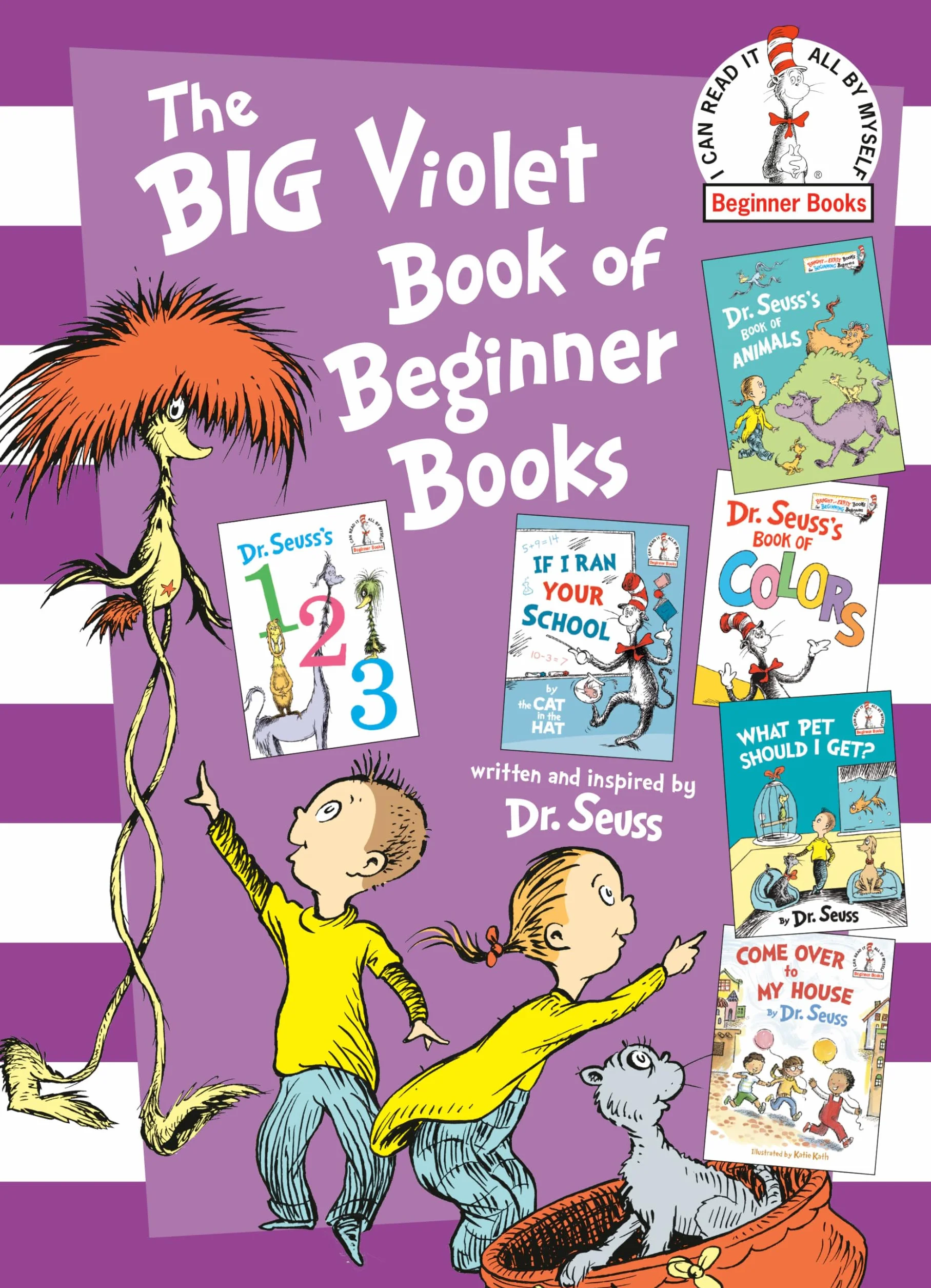 The Big Violet Book of Beginner Books: Dr. Seuss's 123; Dr. Seuss's Book of Colors; Dr. Seuss's Book of Animals; What Pet Should I Get?; If I Ran Your School; Come Over to My House