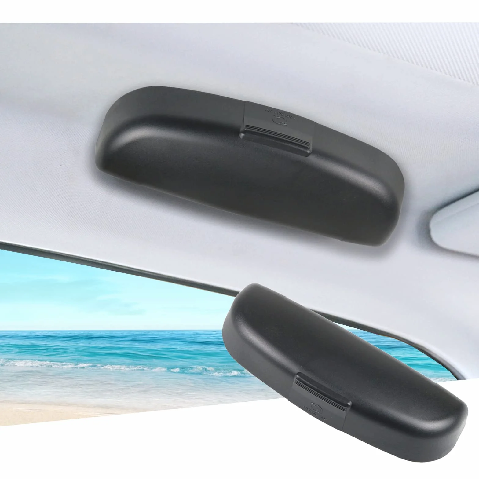 GAFAT Uchwyt na Okulary Samochodowy Volvo XC40 XC60 XC90 V60 V90 S90, Etui Przeciwsłoneczne, Organizer Czarny