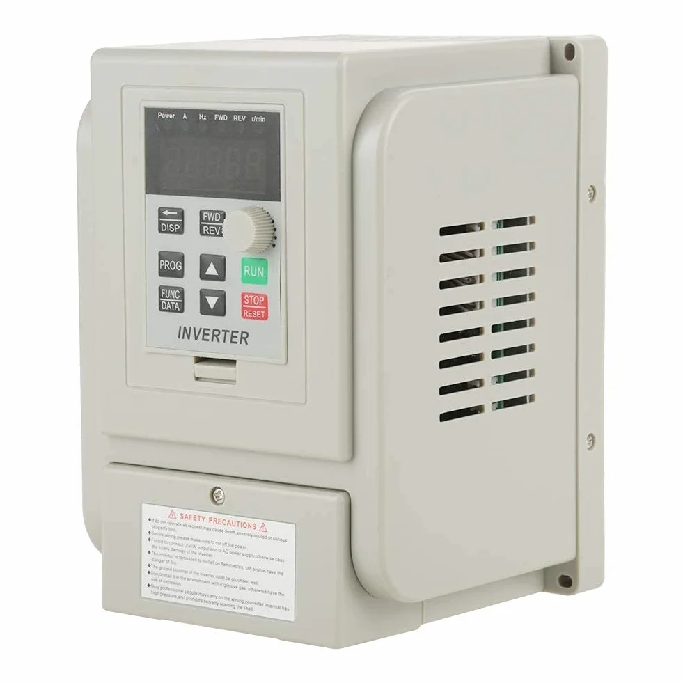 Przetwornica częstotliwości jednofazowa do trójfazowego prądu zmiennego 220 V 1,5 kW VFD falownik regulacja prędkości obrotowej silnika wrzecionowego