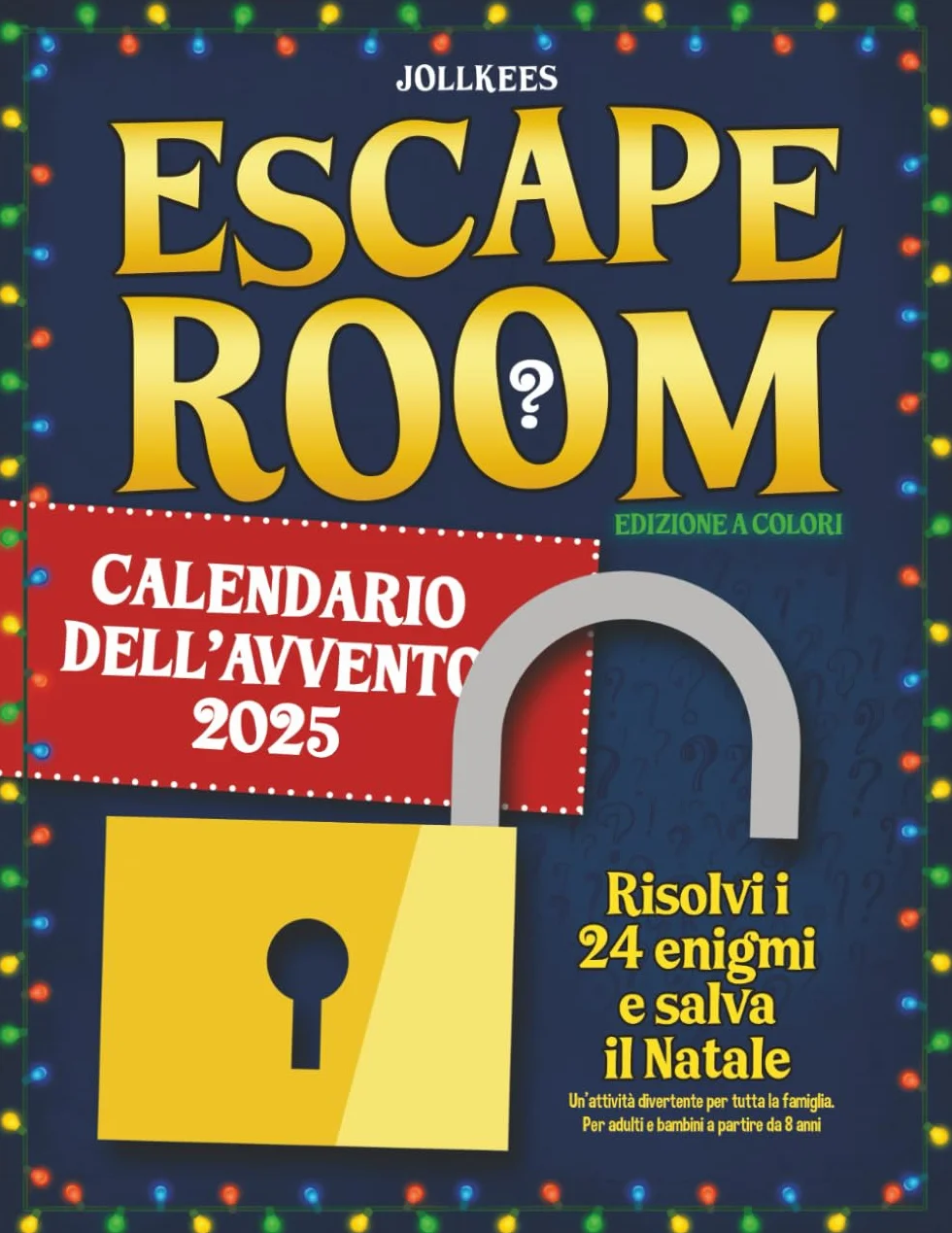 Escape Room Calendario dell’Avvento: Risolvi i 24 enigmi e salva il Natale. Un'attività divertente per tutta la famiglia. Per adulti e bambini a partire da 8 anni (edizione a colori)