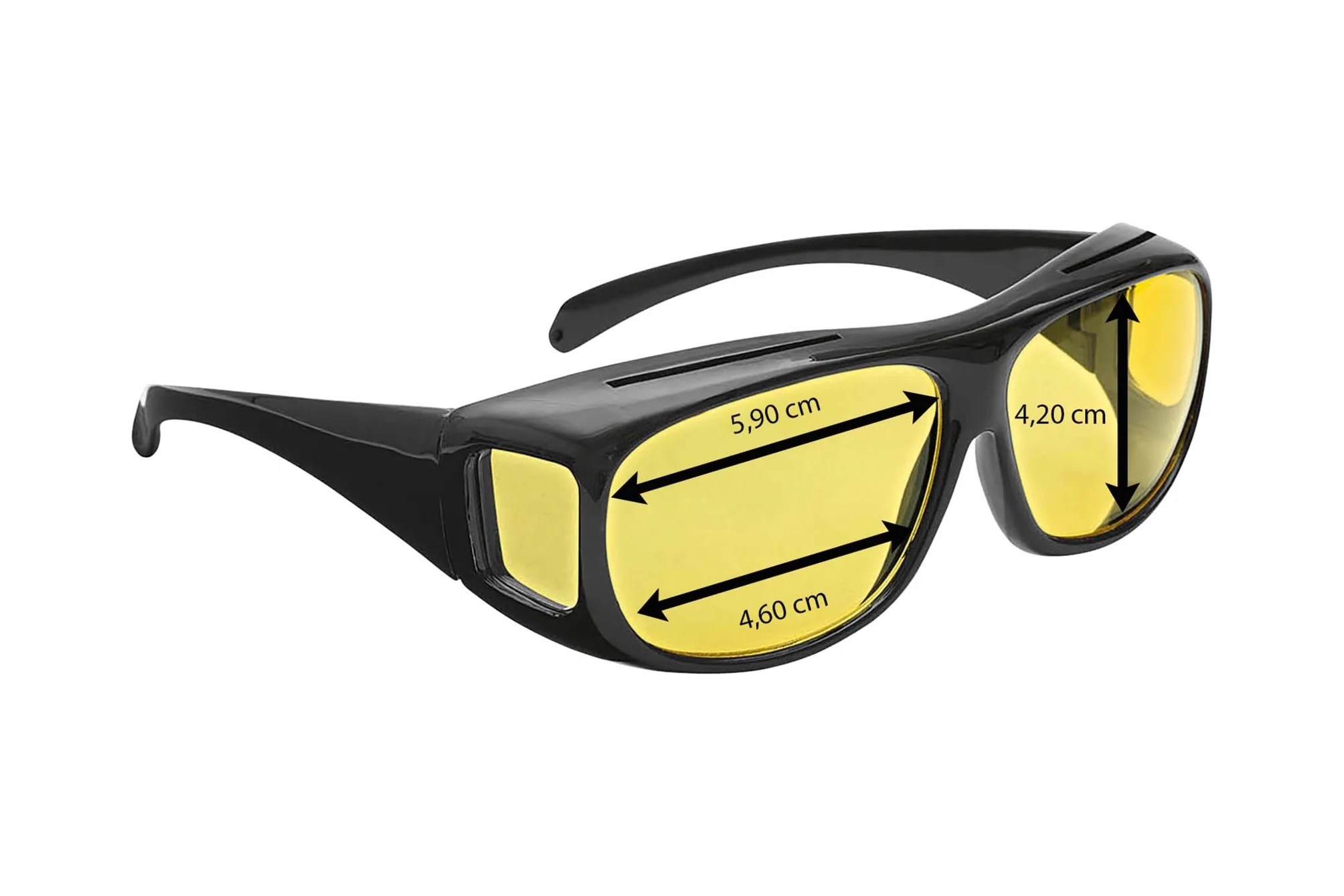Wedo 27147599 Okulary do Jazdy Nocą, Czarny