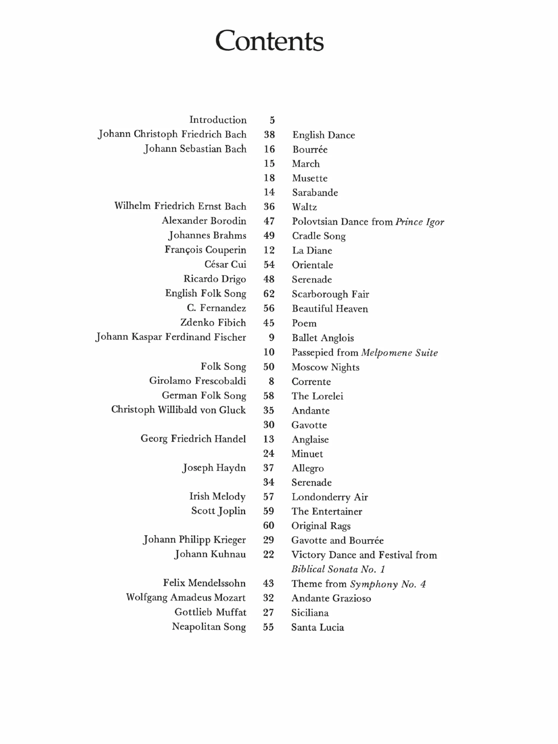 Baroque and folk tunes for the recorder: Everybody's Favorite Series, Volume 155