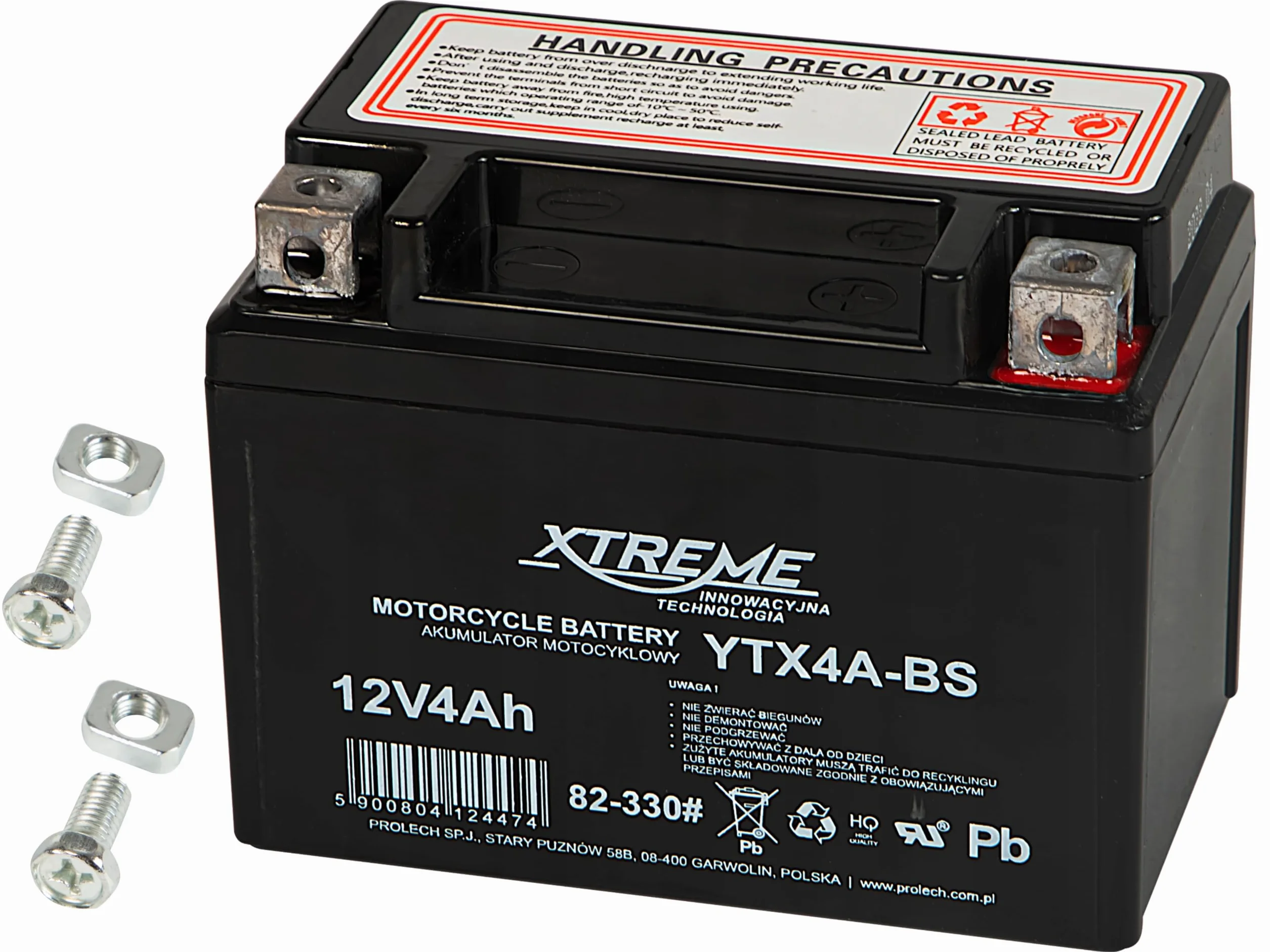 AKUMULATOR ŻELOWY 12V 4Ah MOTOCYKLOWY SKUTER MOTOR