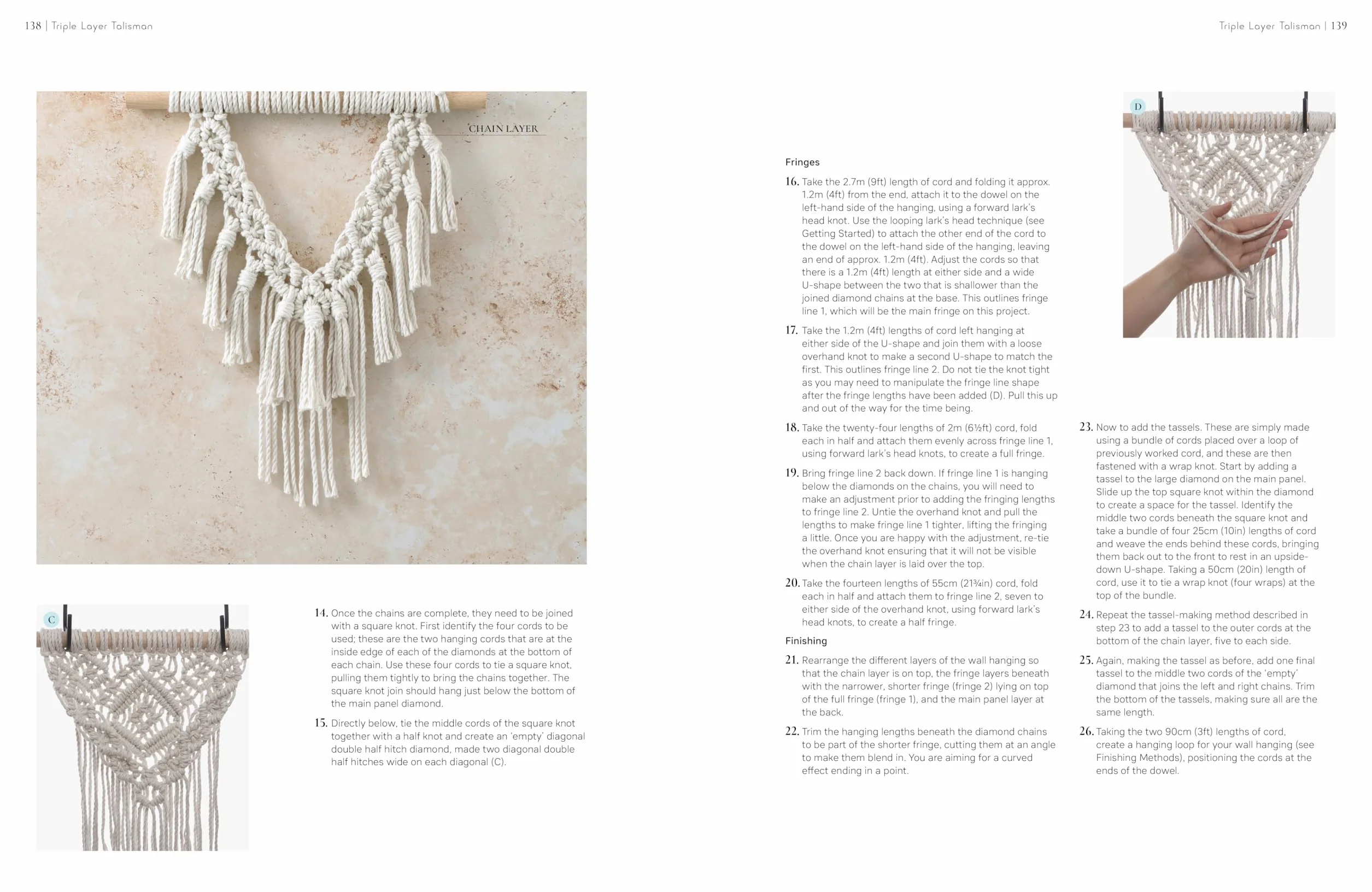 The Macrame Bible: The Complete Reference Guide to Macrame Knots, Patterns, Motifs and More