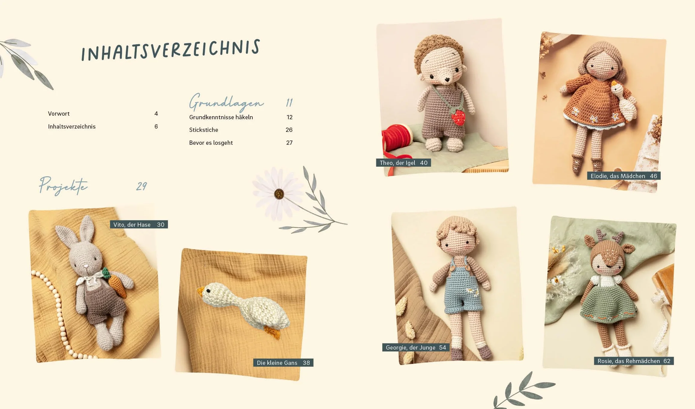 Lulu loves the moon - das Häkelbuch: Löwe, Reh, Igel und noch mehr traumhaft süße Amigurumis im Vintagestil häkeln