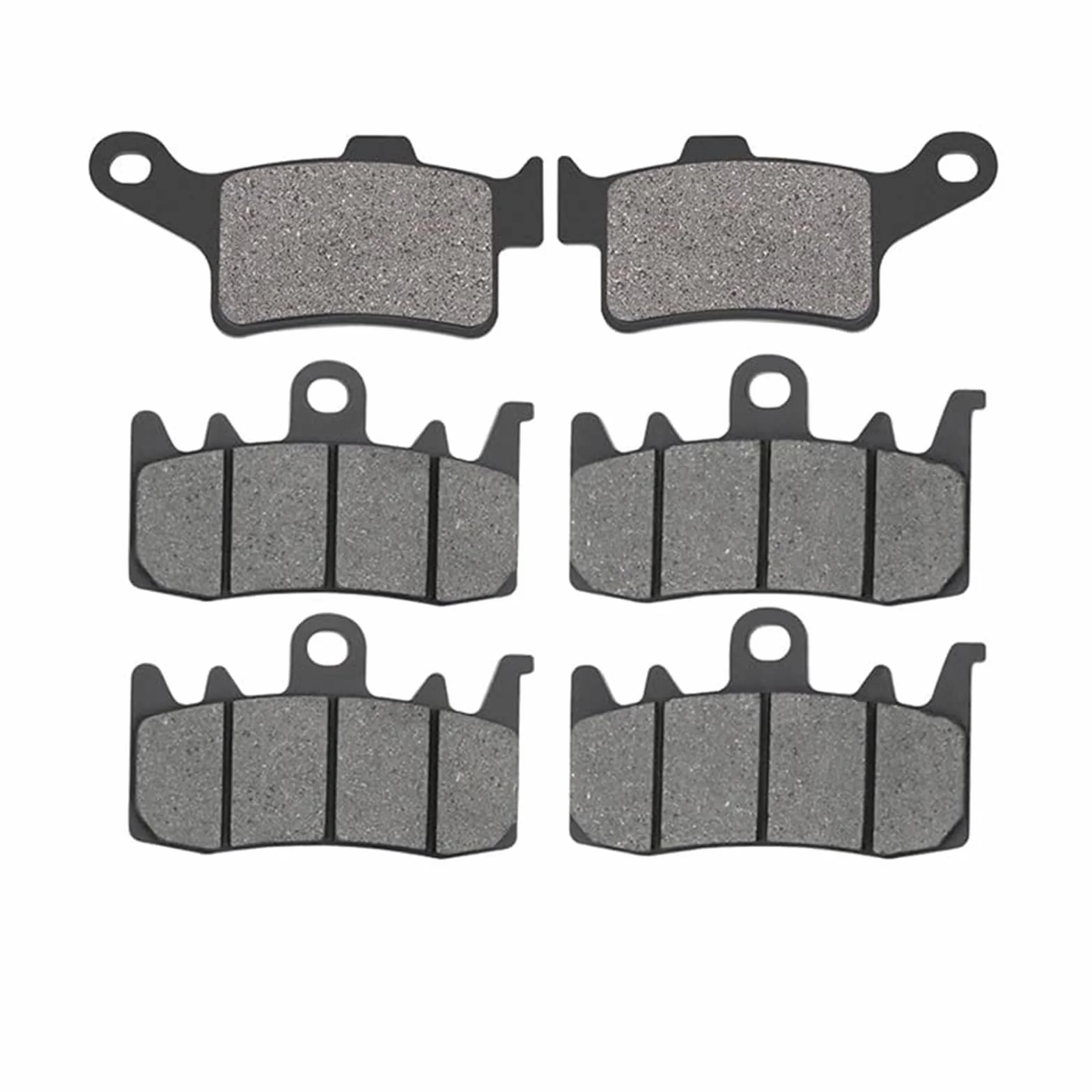 Wivplex Klocki hamulcowe przednie i tylne motocykla, dla CAN-AM, Spyder RS ​​RS-S RT LTD RT-S ST ST-S F3 F3-S F3-T, dla Harley, FLHTCUTGSE Klocki hamulcowe do motocykli(BLACK Front and Rear)