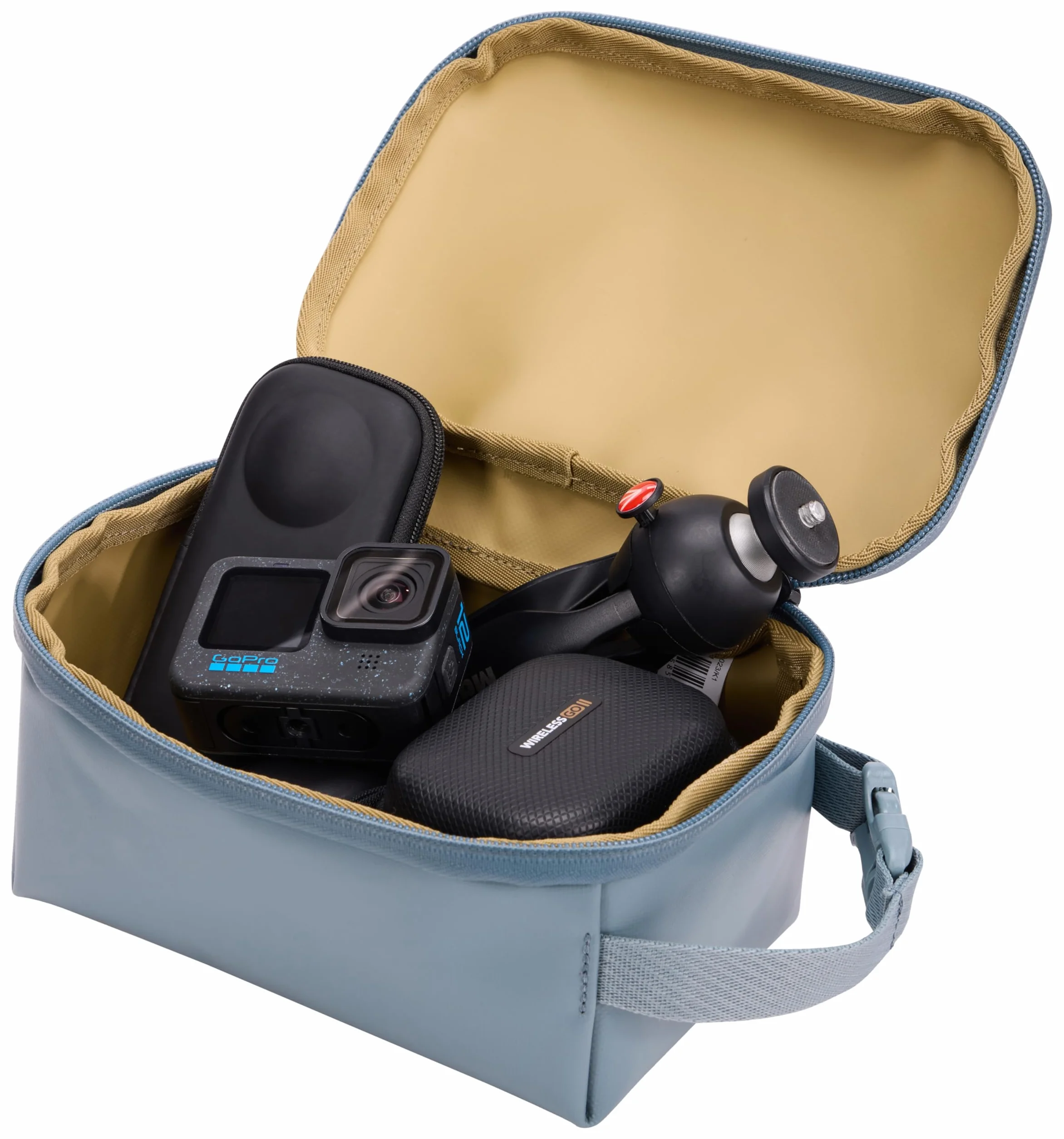 Thule Chasm Gear Cube rozmiar S, pojemność wewnętrzna 3 l, łatwe do czyszczenia wewnątrz i na zewnątrz, pasek do zawieszenia, 100% tkanina z recyklingu