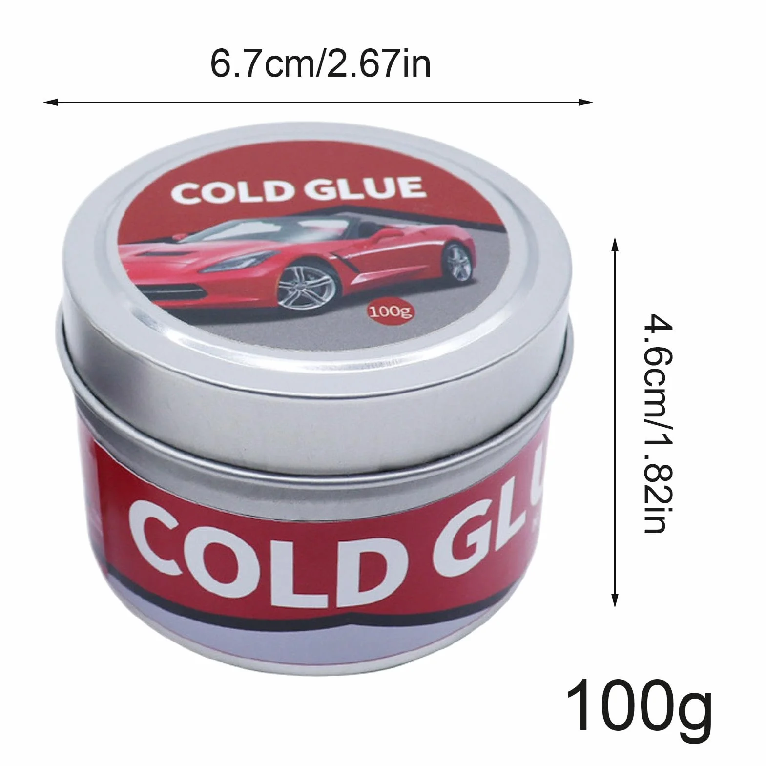Cold Glue Dent Removal, Car Body Repair Glue, Cold Glue Adhesive Fast Repair, Compact Adhesive Repair Tool, Effective Dent Puller Glue Automotive, Easy To Use, Portable for Efficient Car Body Repair