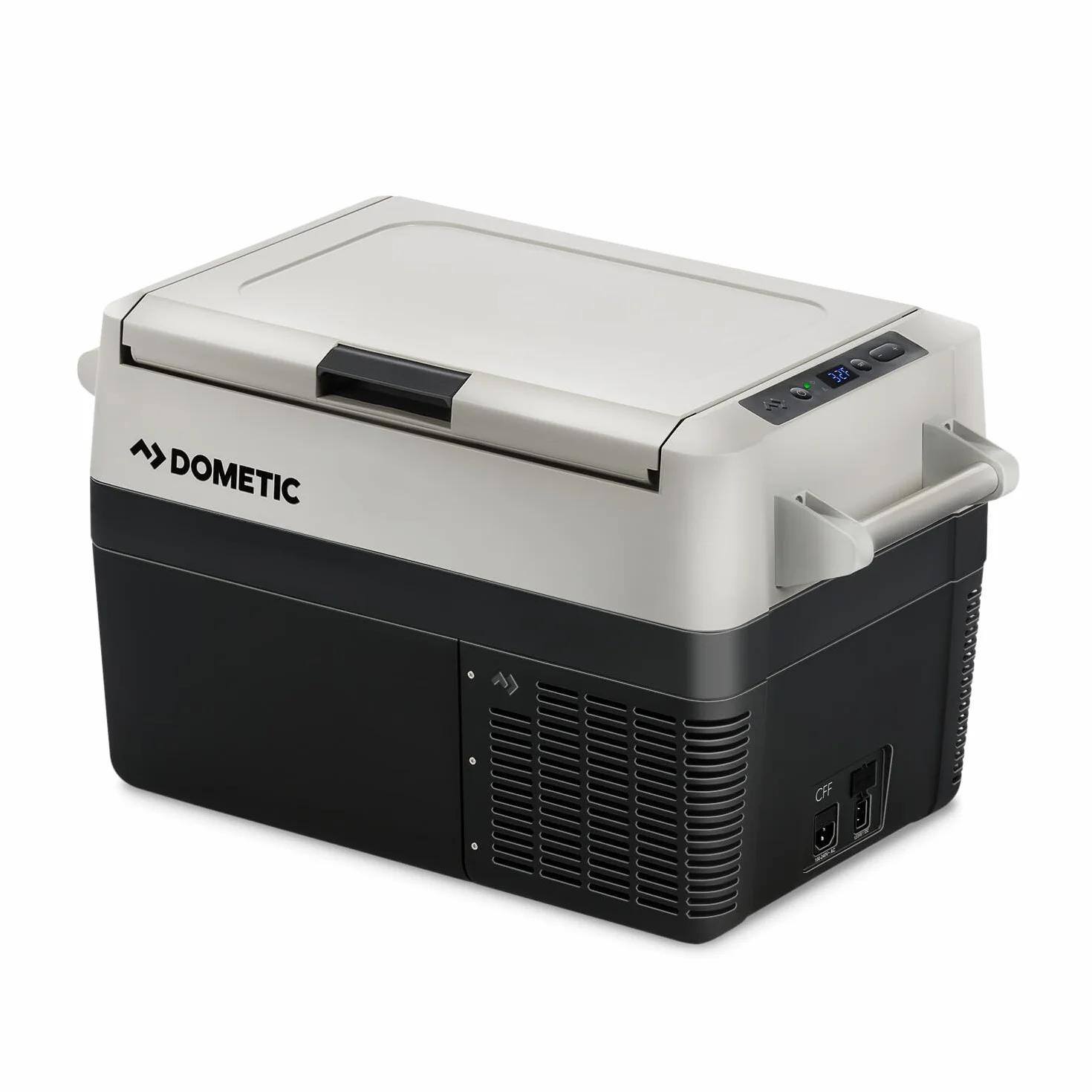DOMETIC CFF35 lodówka kompresorowa 34L – 12/24V i 100–240V – Elektryczna lodówka i zamrażarka do auta, kampera, ciężarówki i łodzi – Mrozi do –18 °C – Lekka i energooszczędna