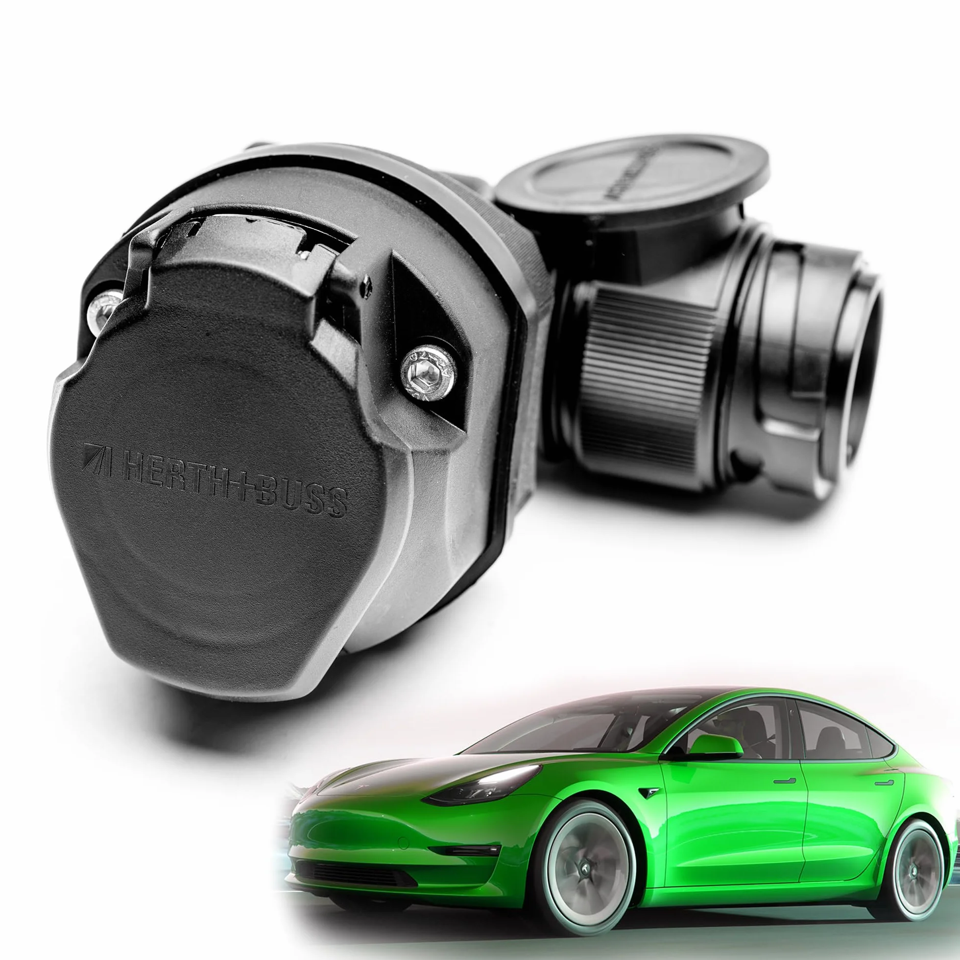 Adapter kątowy 90 stopni 13-biegunowy wodoszczelny do hak holowniczy Tesla Model 3