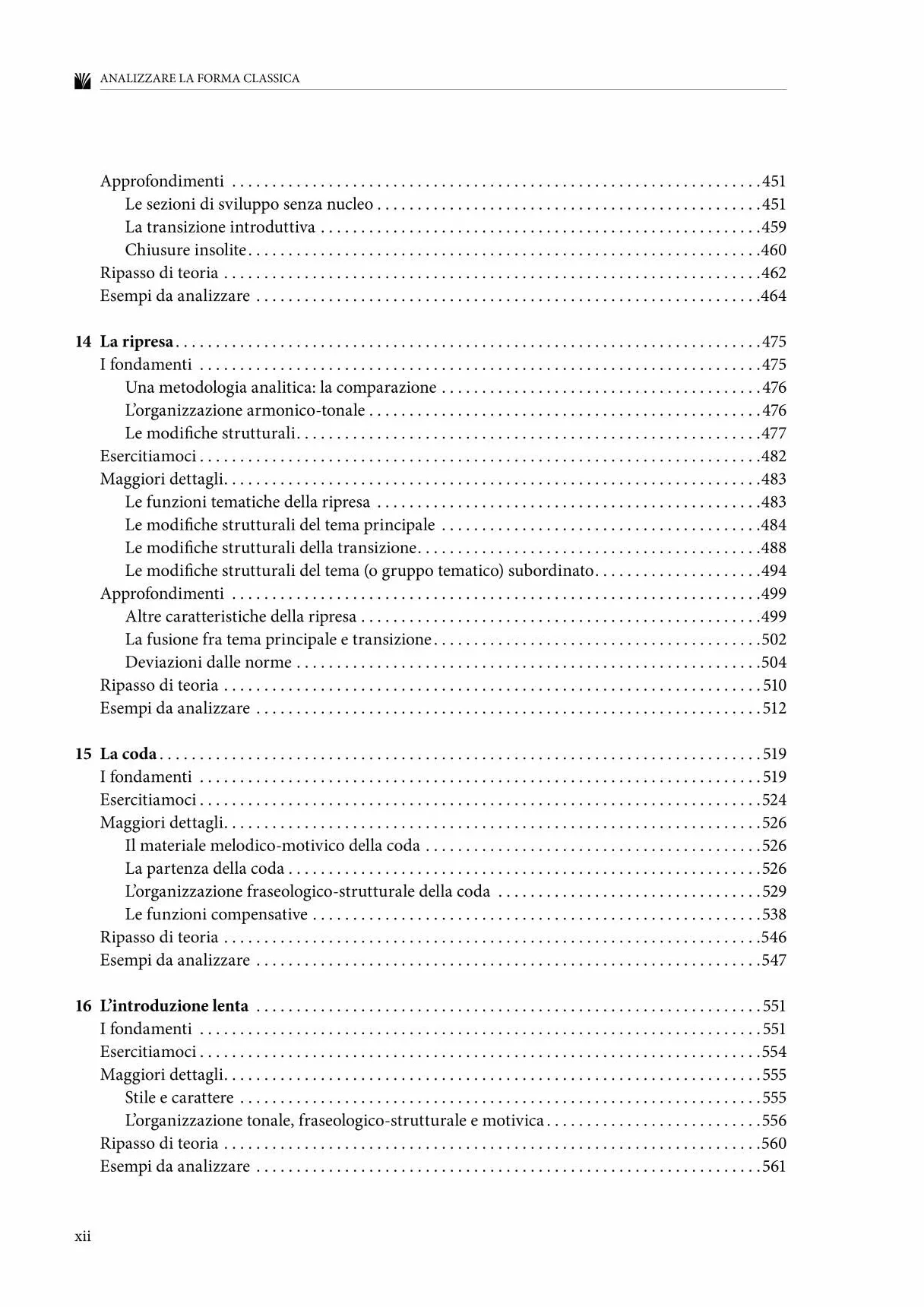 Analizzare la forma classica. Un manuale per gli studenti