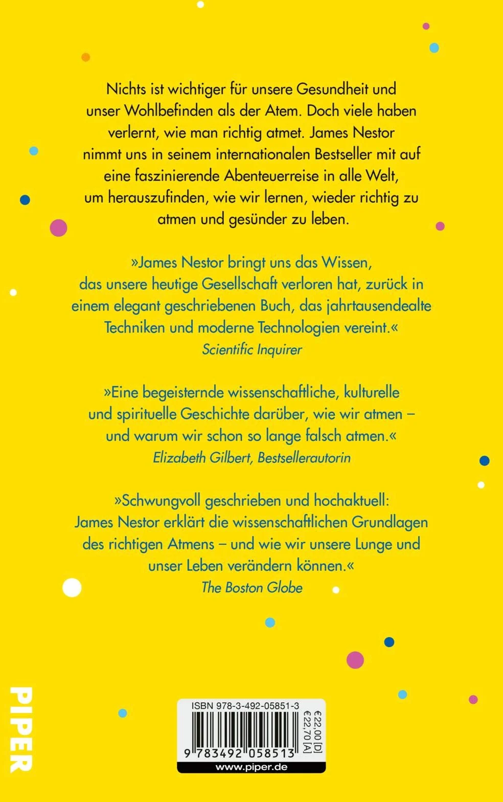 Breath - Atem: Neues Wissen über die vergessene Kunst des Atmens | Über das richtige Atmen und Atemtechniken