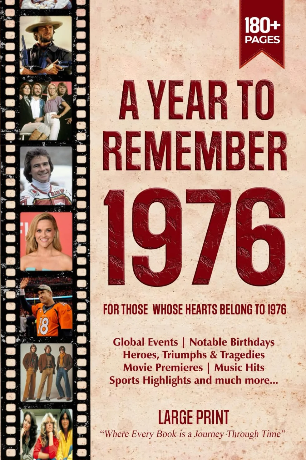 A Year To Remember 1976 History Book: A Nostalgic Tribute for the Radio Babies with Heartfelt Memories of 1976 – An Ideal Gift for Birthdays, Anniversaries, and Special Occasions