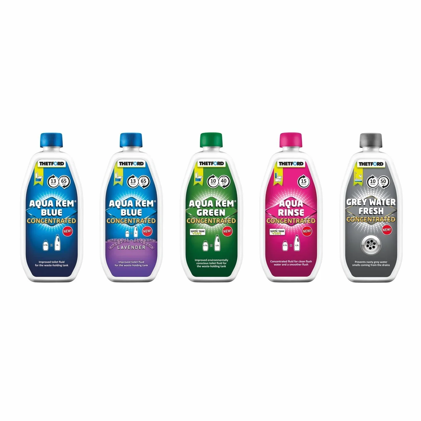 Thetford Nuevo 2024 - Aqua KEM Blue Concentrated 0,780 ml
