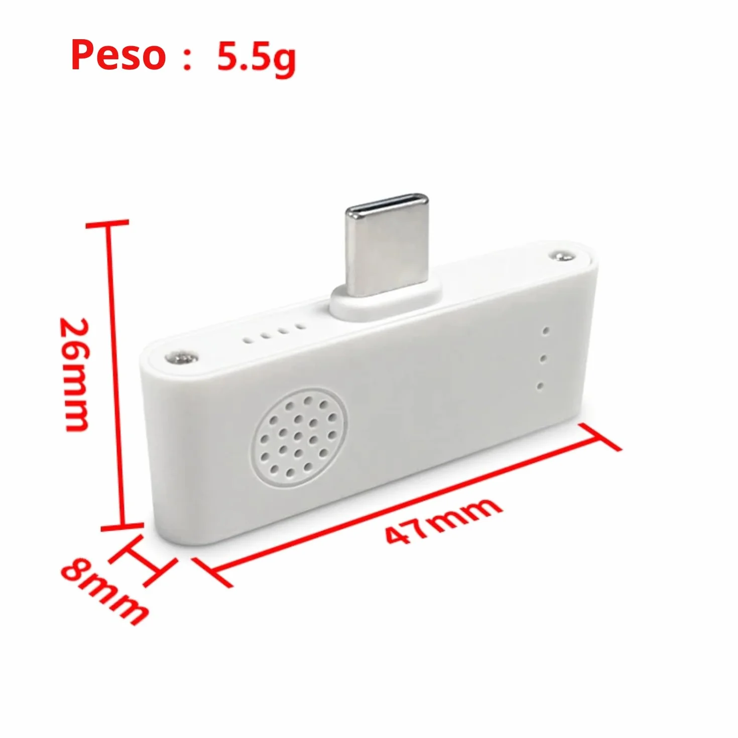 GREENWON Alkomat USB do smartfona precyzyjny czujnik poziomu alkoholu z aplikacją
