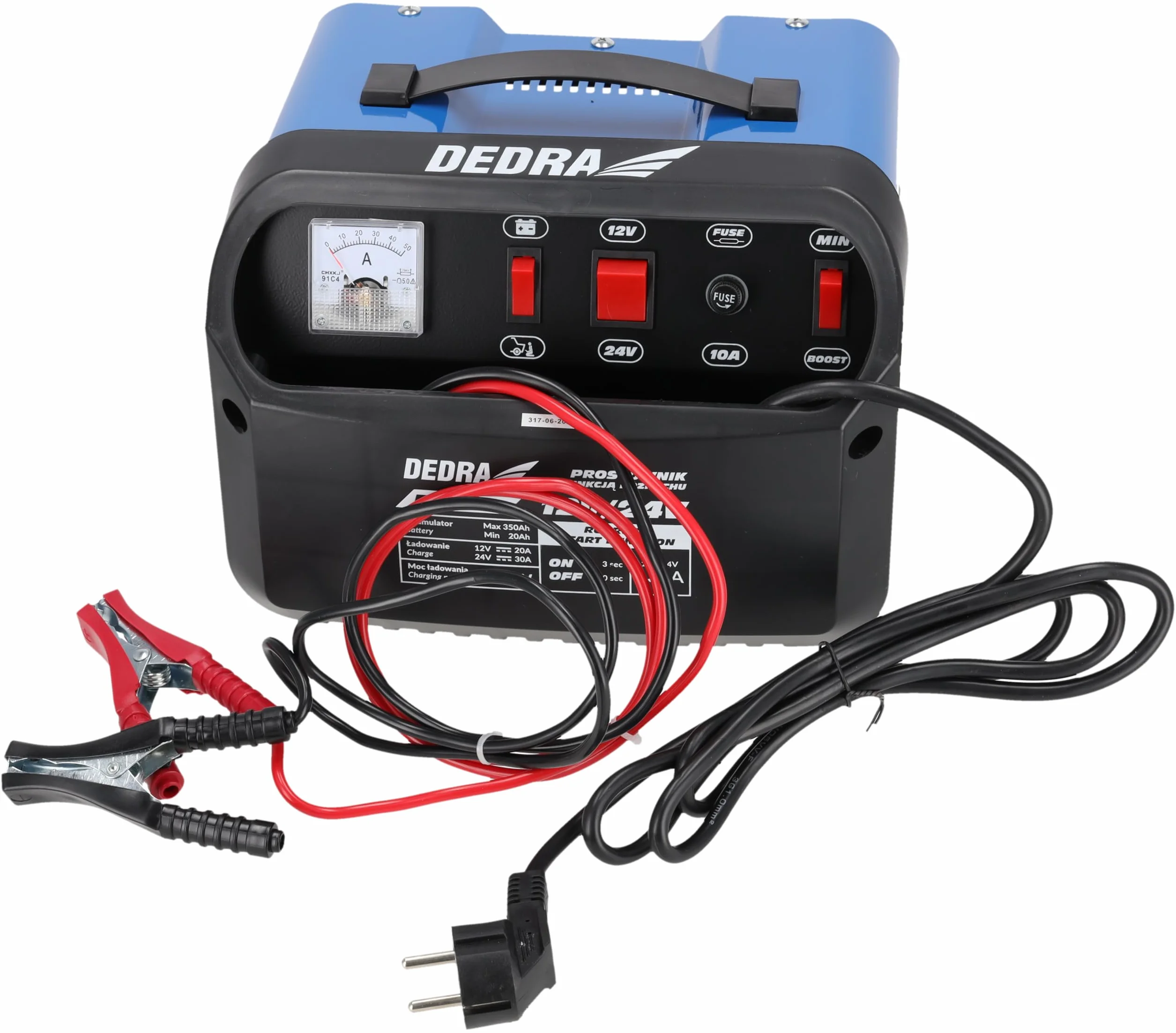 Dedra Prostownik z rozruchem 12/24 V 20-350 Ah