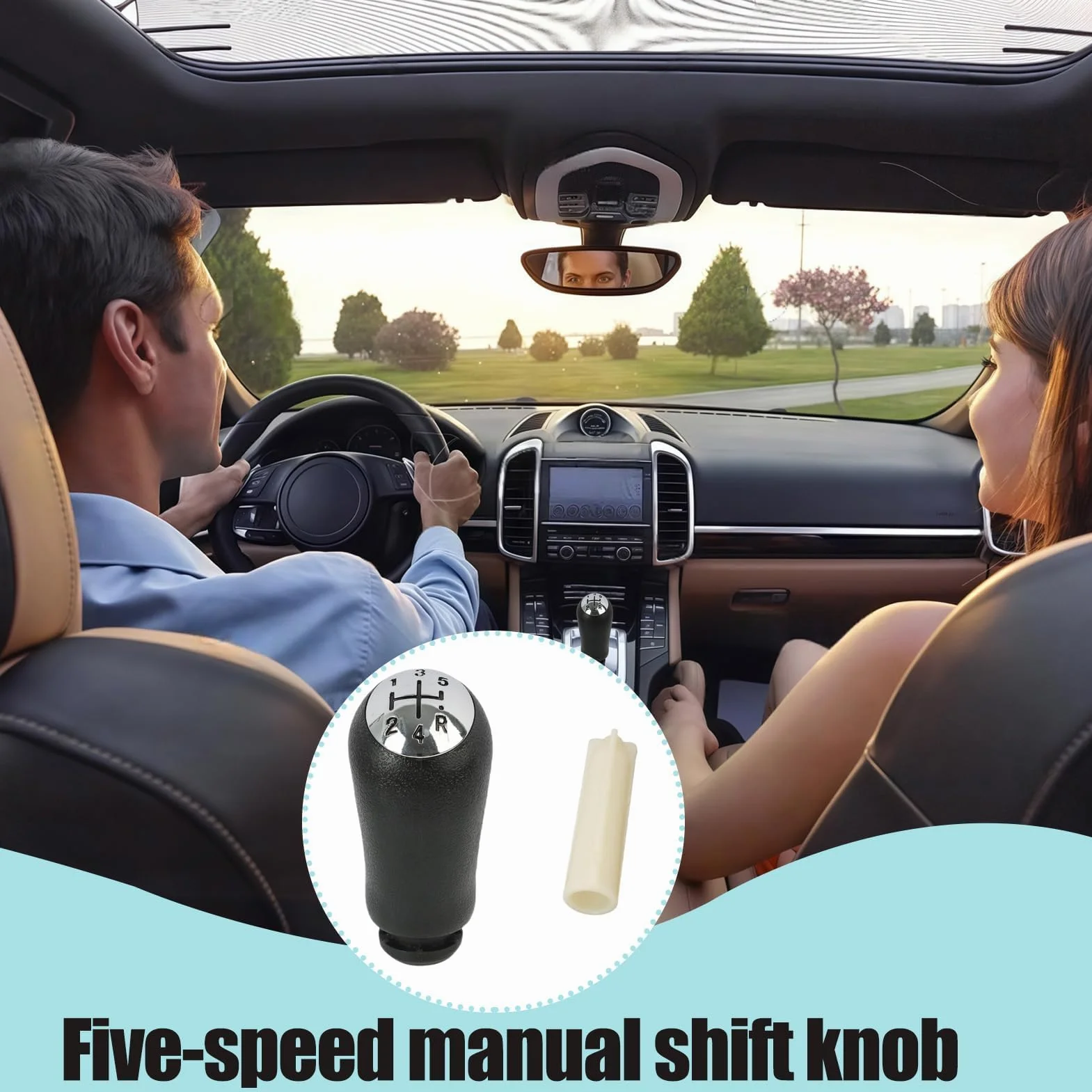 RENAULT Przycisk zmiany biegów 5-biegowy kompatybilny CLIO MK3 MEGANE MK2 SCENIC MK2 Kangoo z adapterem