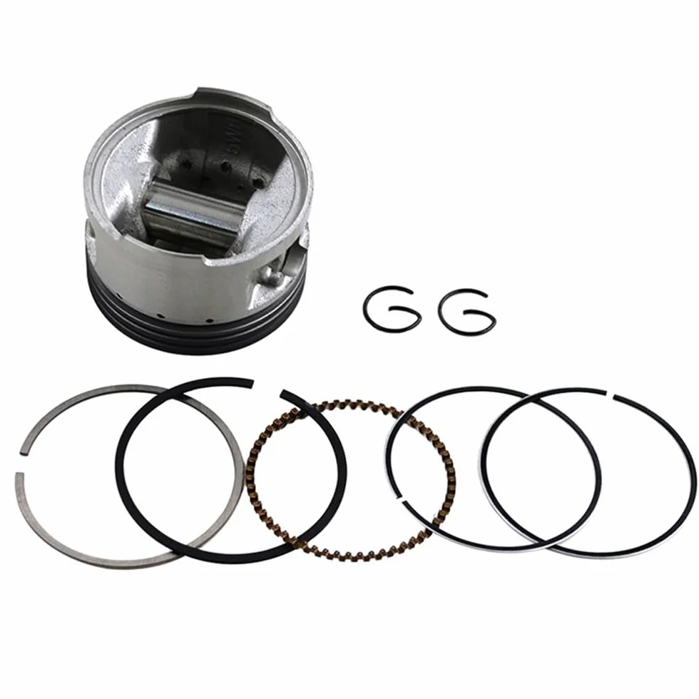 49mm 49.25mm 49.5mm 49.75mm 50mm tłok motocyklowy i zestaw pierścieni do YAMAHA XV250 XV 250 XC125 XC 125 (Color : Piston kit 49.5mm)
