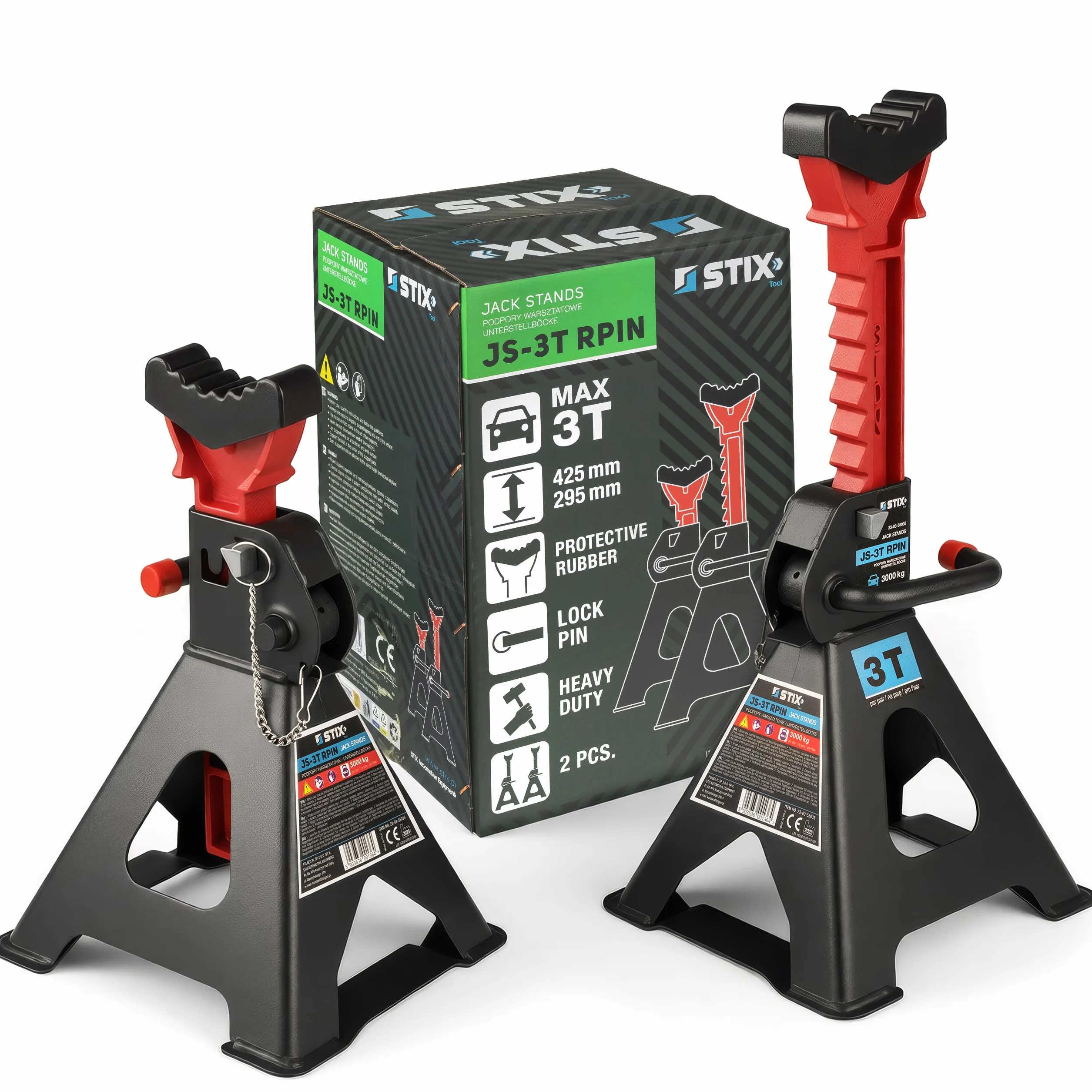 Stojaki warsztatowe Stix JS-3T 3t 2 sztuki