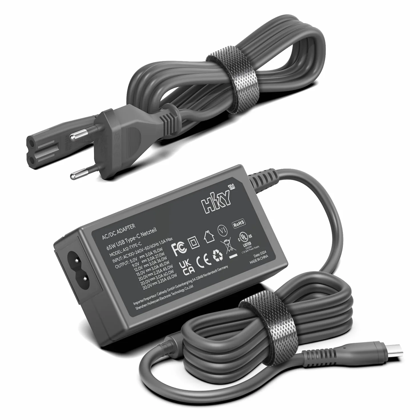 HKY 65 W 60 W USB C zasilacz ładowarka do NOCO Boost X GBX45 GBX55 GBX75 GBX155 Jump Starter Sport akumulator rozruchowy zasilacz sieciowy, typ C