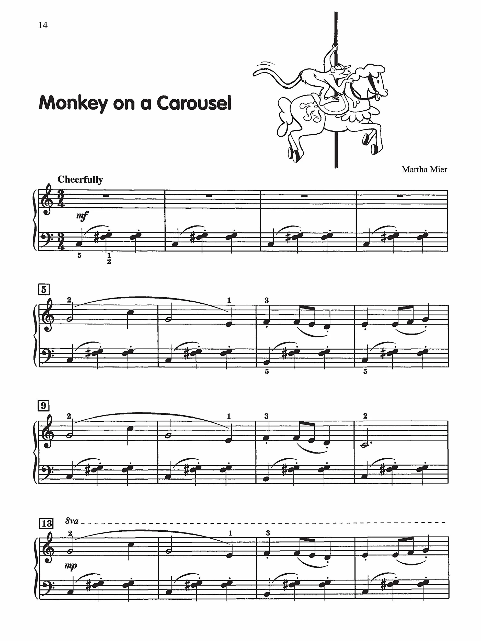 Martha mier : just imagine 2 - piano: 7 late elementary piano solos that encourage expressive, imaginative playing