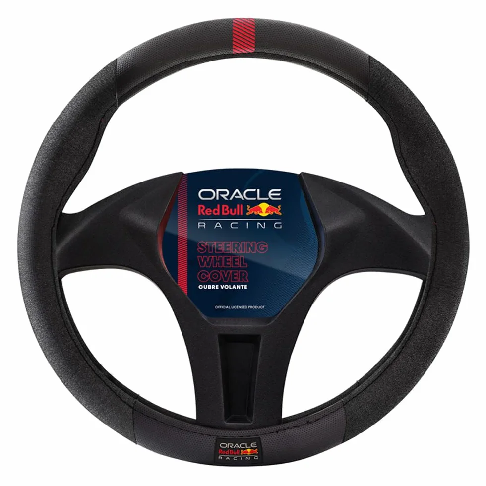Red Bull Oracle Uniwersalny pokrowiec na kierownicę czarny czerwony