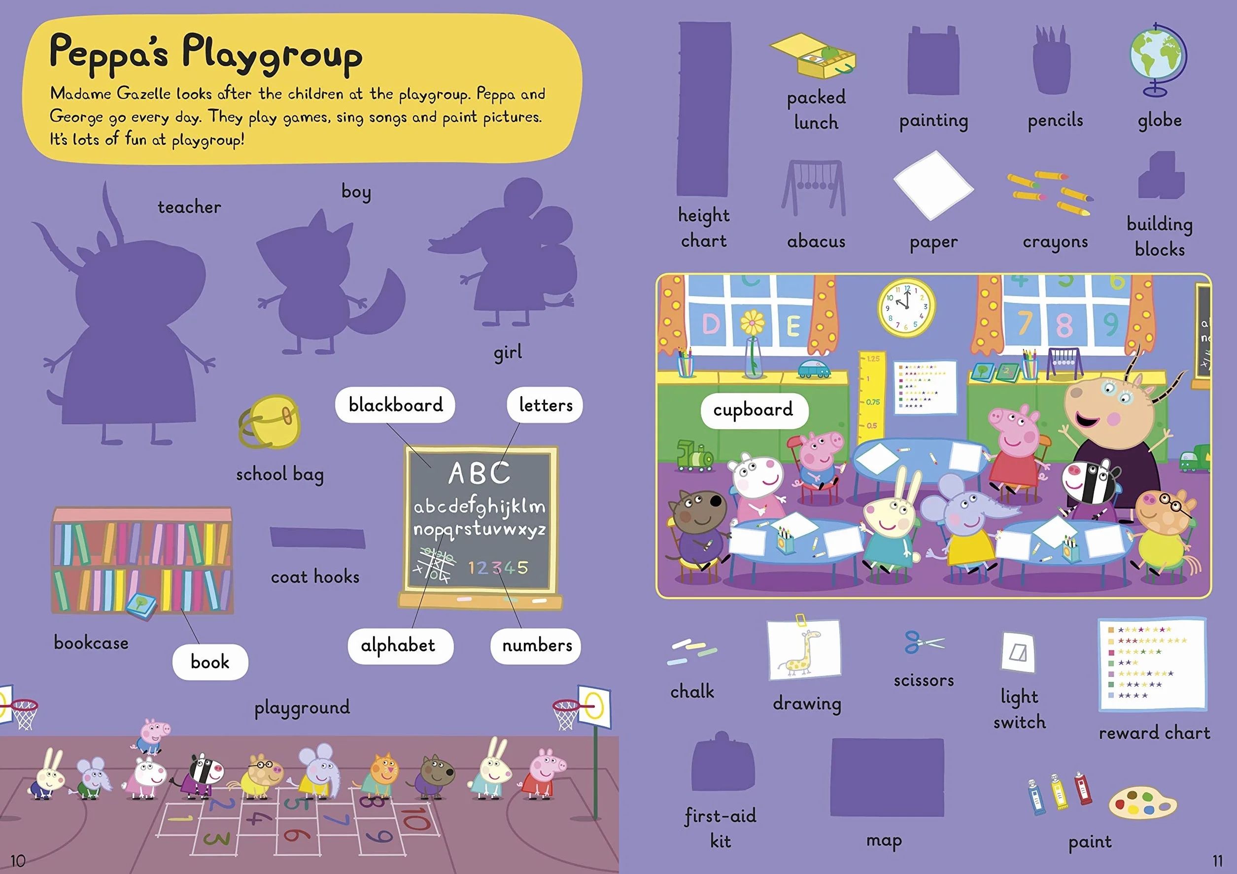Peppa Pig 1000 First Words Sticker Book