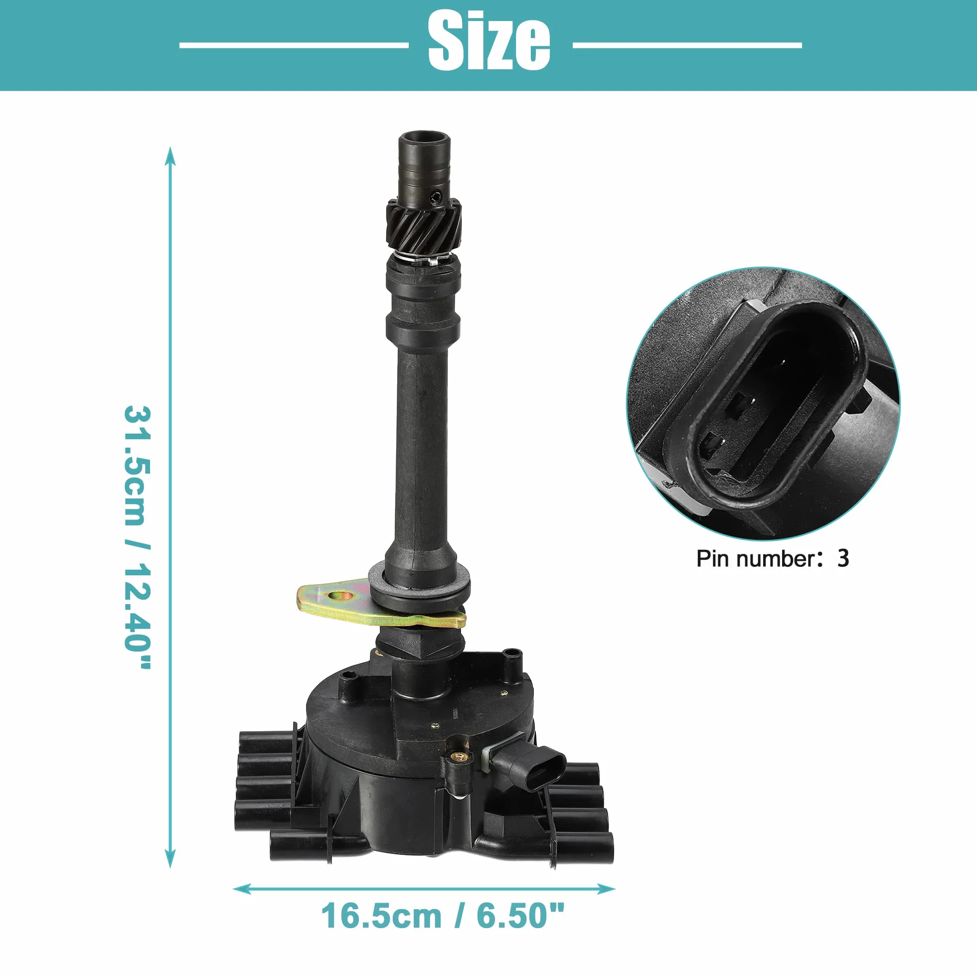 QUARKZMAN Dystrybutor zapłonu dla Chevy dla GMC 12570425 93441558 Dst1829