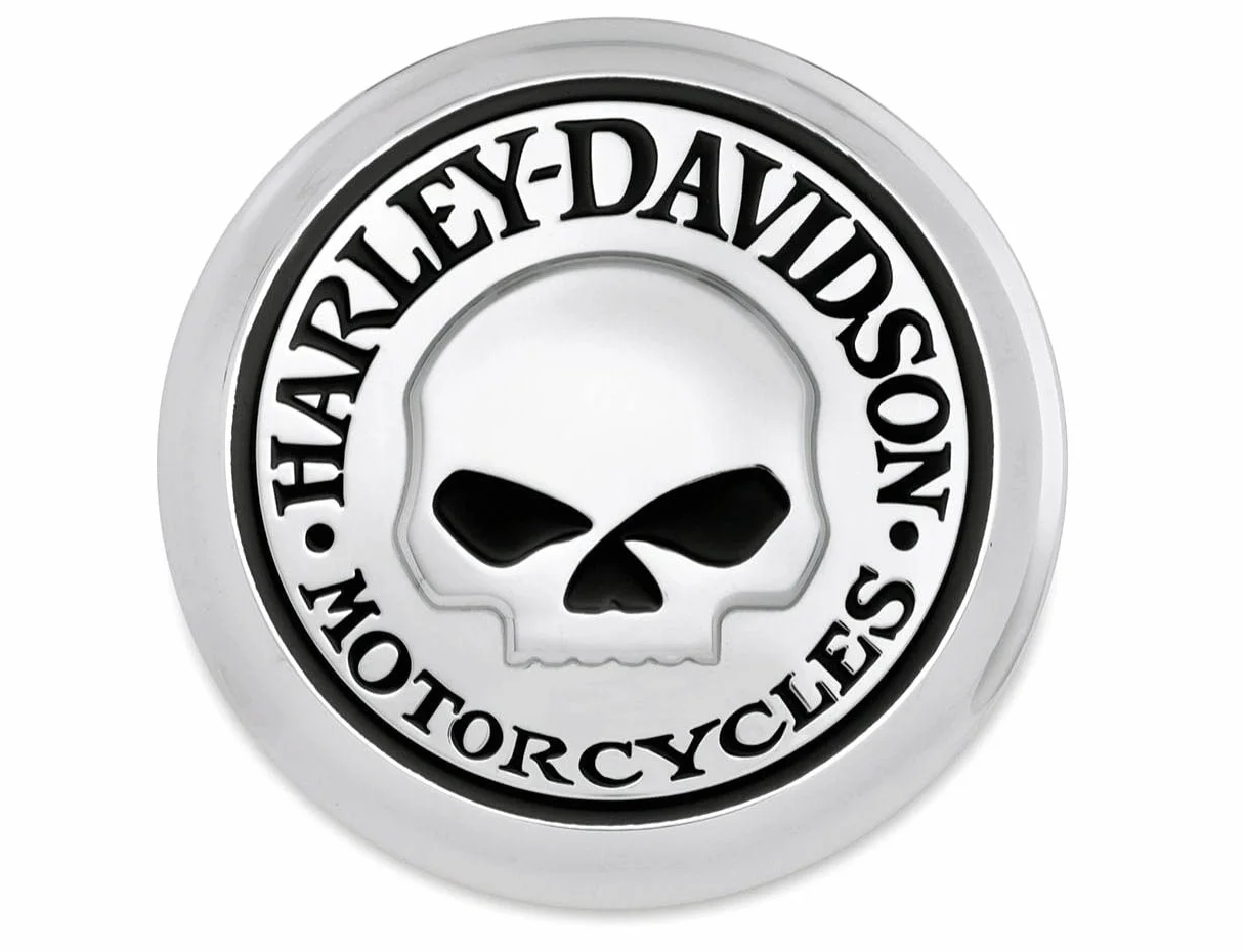 HARLEY-DAVIDSON Willie G Skull Zamek na zbiornik paliwa do motocykli Modeli od '83'
