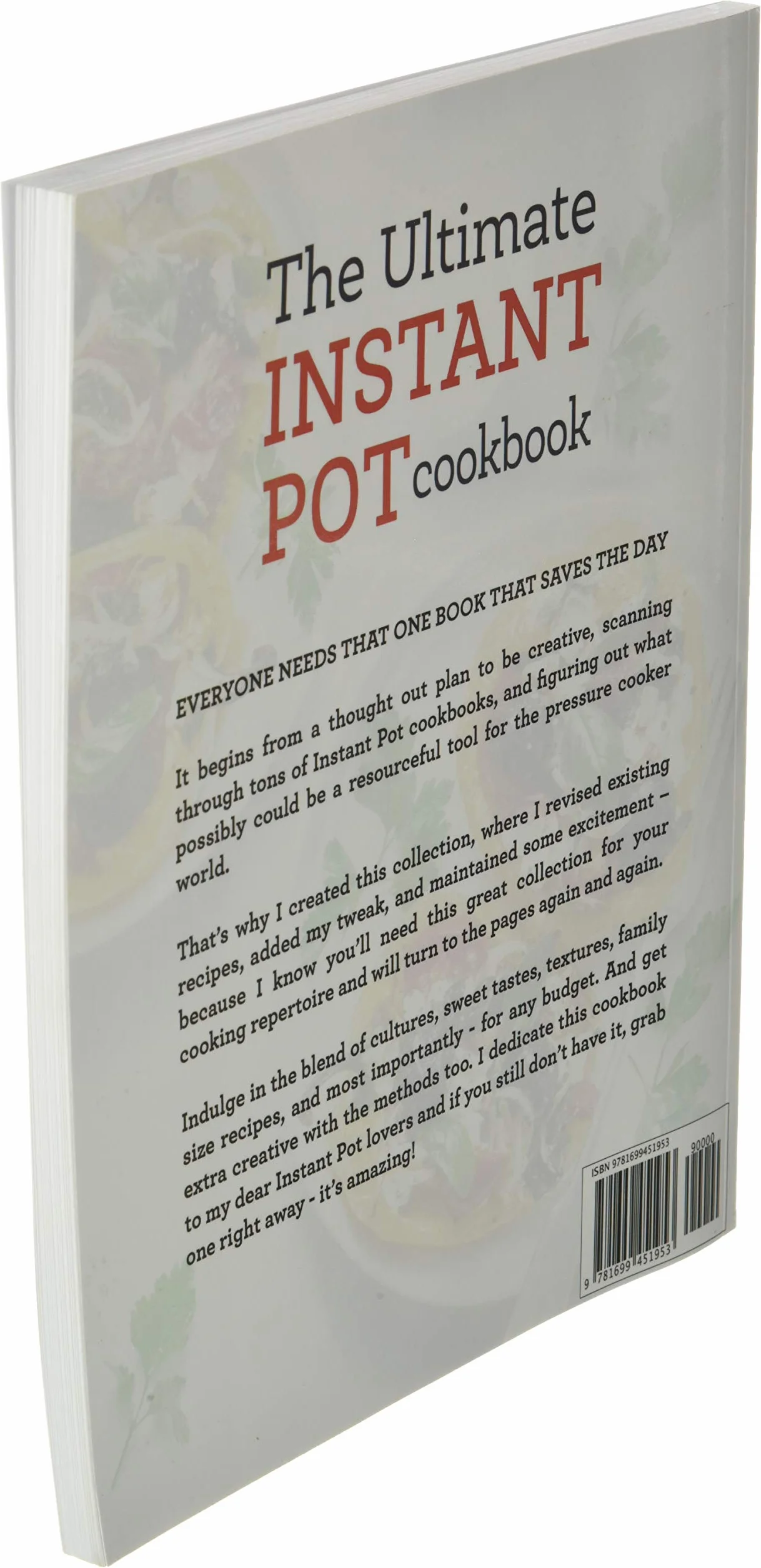 The Ultimate Instant Pot cookbook: Foolproof, Quick & Easy 800 Instant Pot Recipes for Beginners and Advanced Users: 1