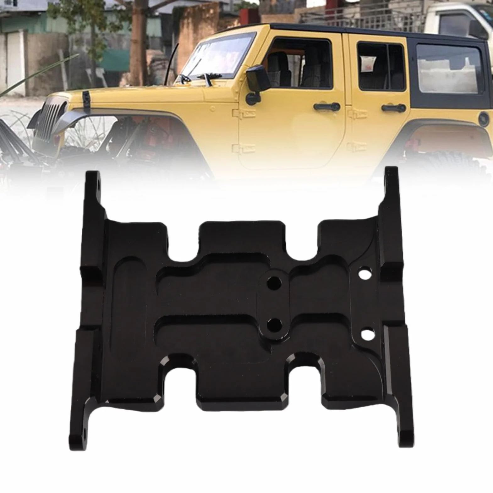 Środkowa osłona podwozia, aluminiowa osłona podwozia w skali 1:10 do samochodu AXIAL SCX10 RC