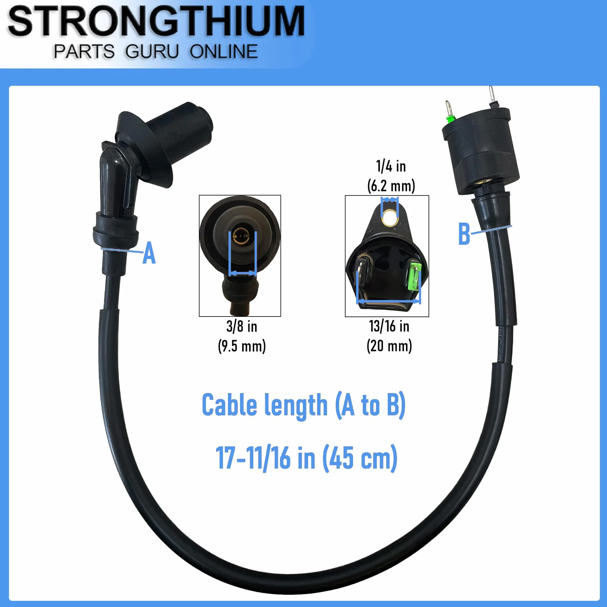 STRONGTHIUM Zestaw Zapłonowy AC CDI 6-pin Prąd Zmienny Cewka Zapłonowa do Skutera Romet Junak 50cc 125cc Router Barton Zipp Quad ATV Bashan GY6 4T 139QMB 157QMJ Silnik AC Only
