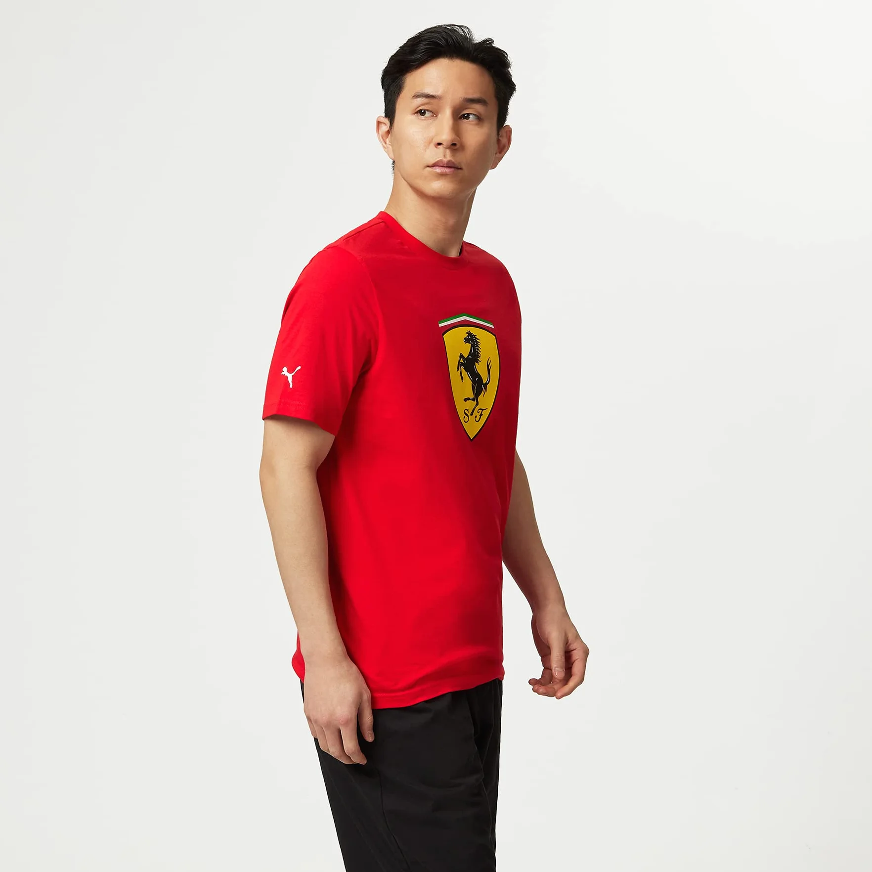 Ferrari Big Shield Tee Black