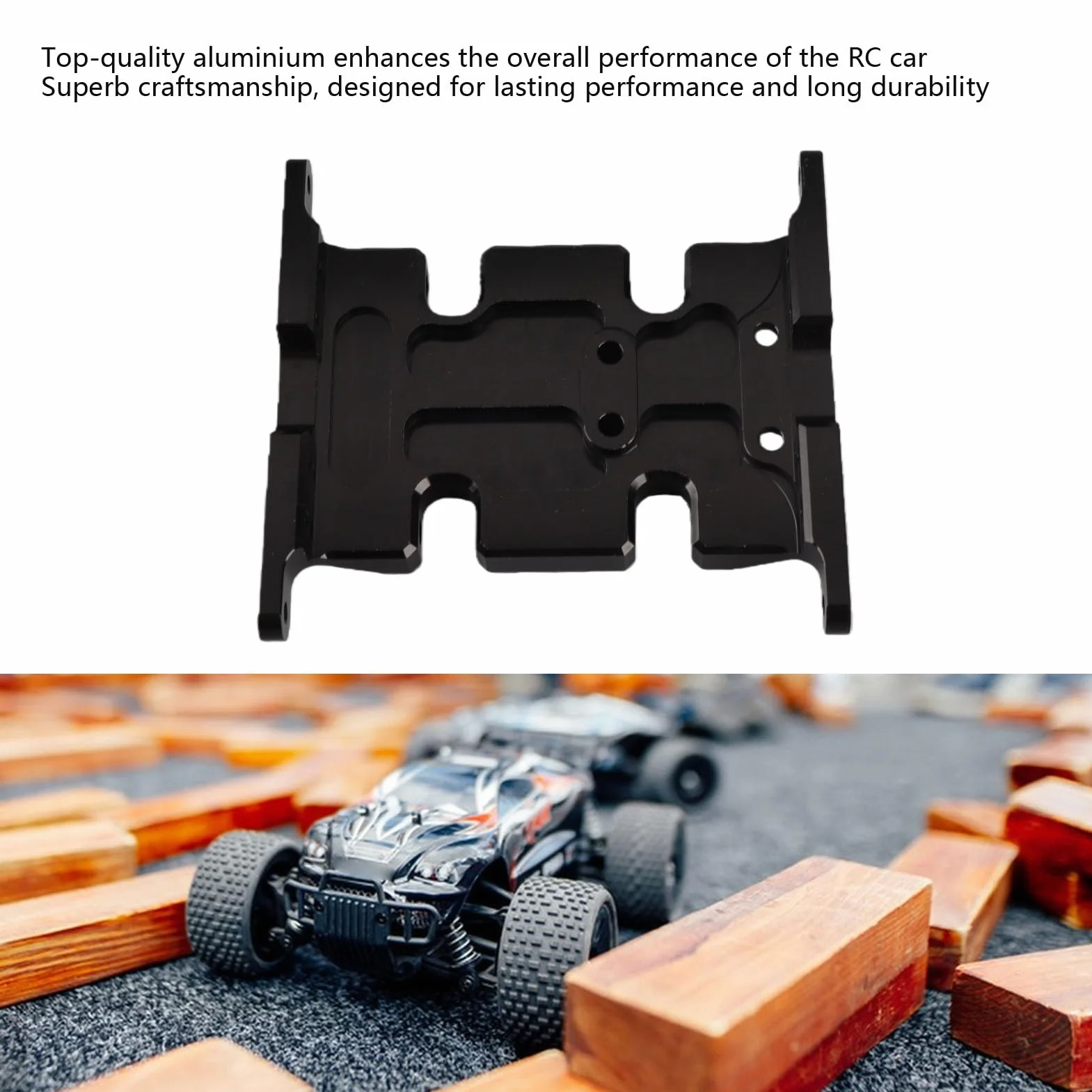 Środkowa osłona podwozia, aluminiowa osłona podwozia w skali 1:10 do samochodu AXIAL SCX10 RC