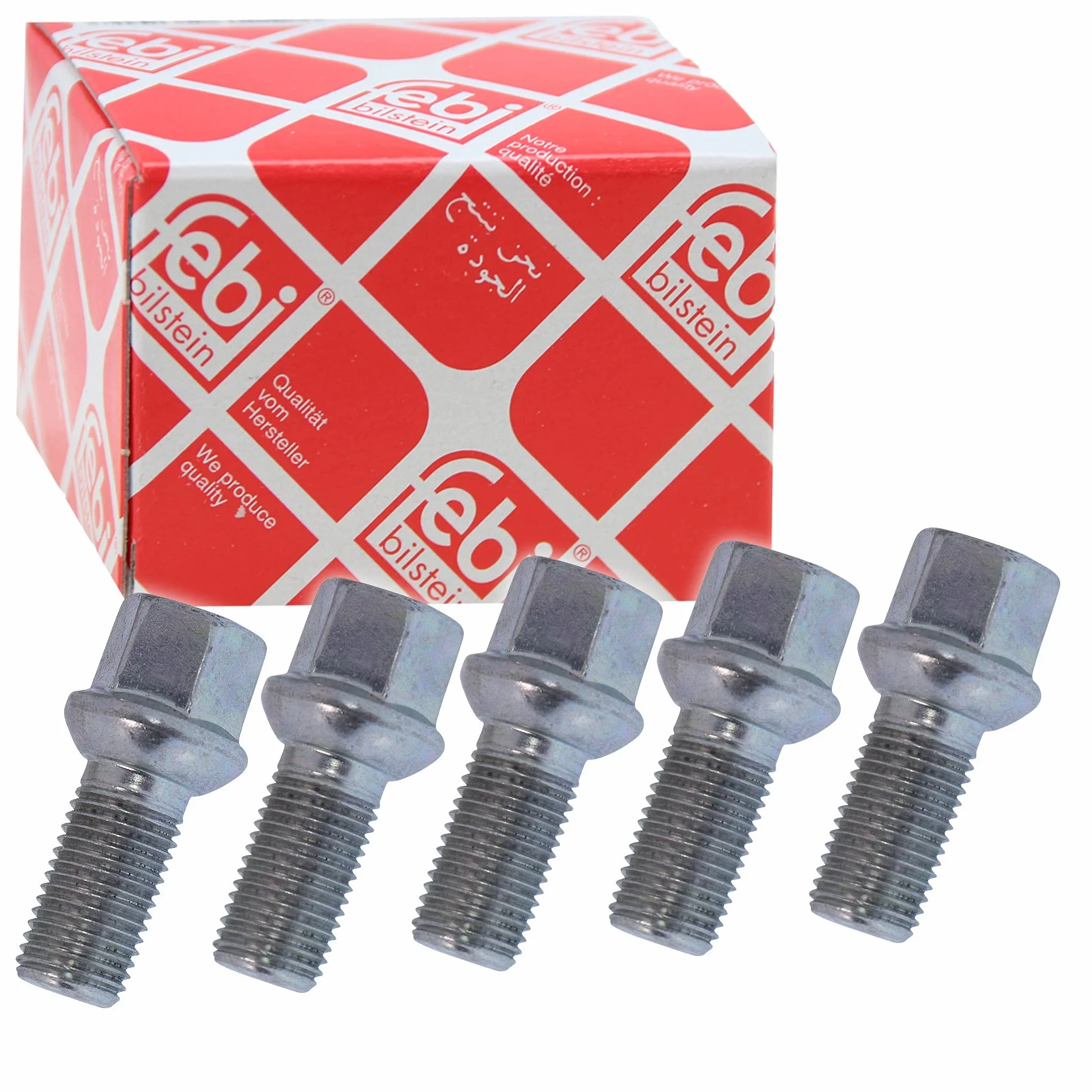 FEBI BILSTEIN śruby do kół M14 x 1,5 x 27 mm Ocynkowane SW17
