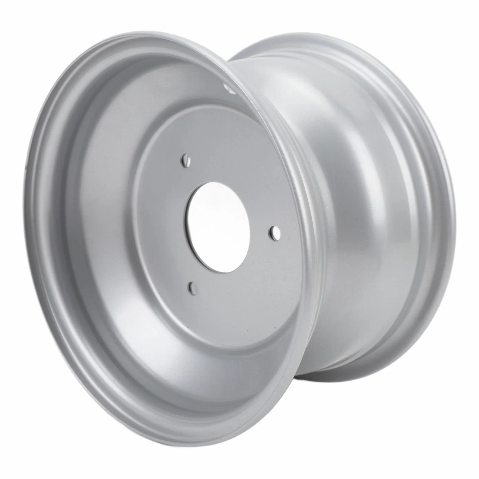 8-calowa Piasta Koła Stop Aluminium 3 Otwory Mocna Konstrukcja Obręcz Koła do Wózka ATV Kart Elegancki Wygląd Ulepsz Swój Pojazd (Szerokość z tyłu 170 mm / 6,7 cala)