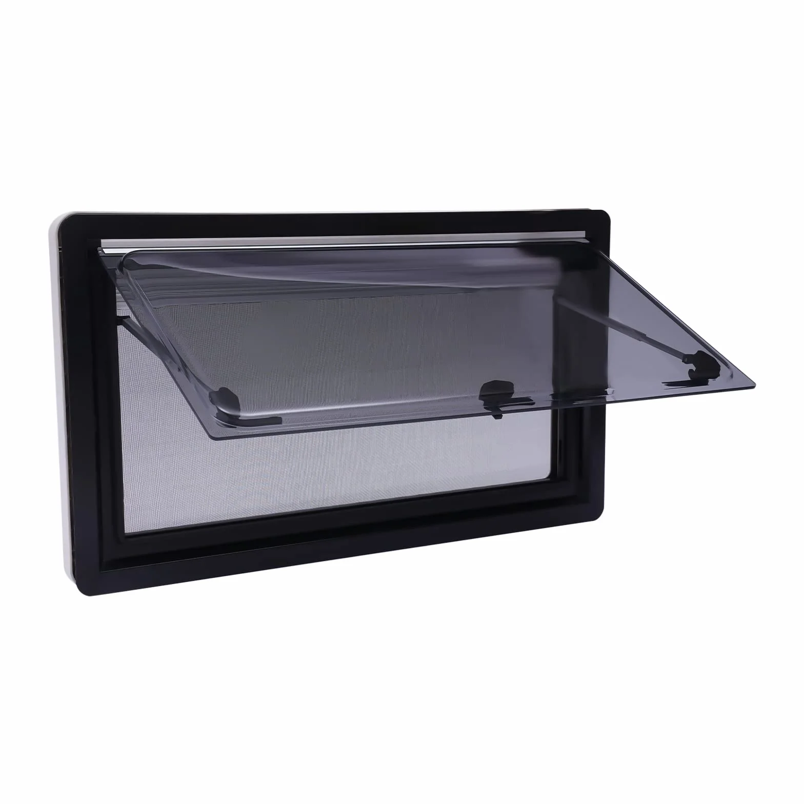 Okna boczne do karawan RV push z moskitiera wysuwane 900 x 500 mm