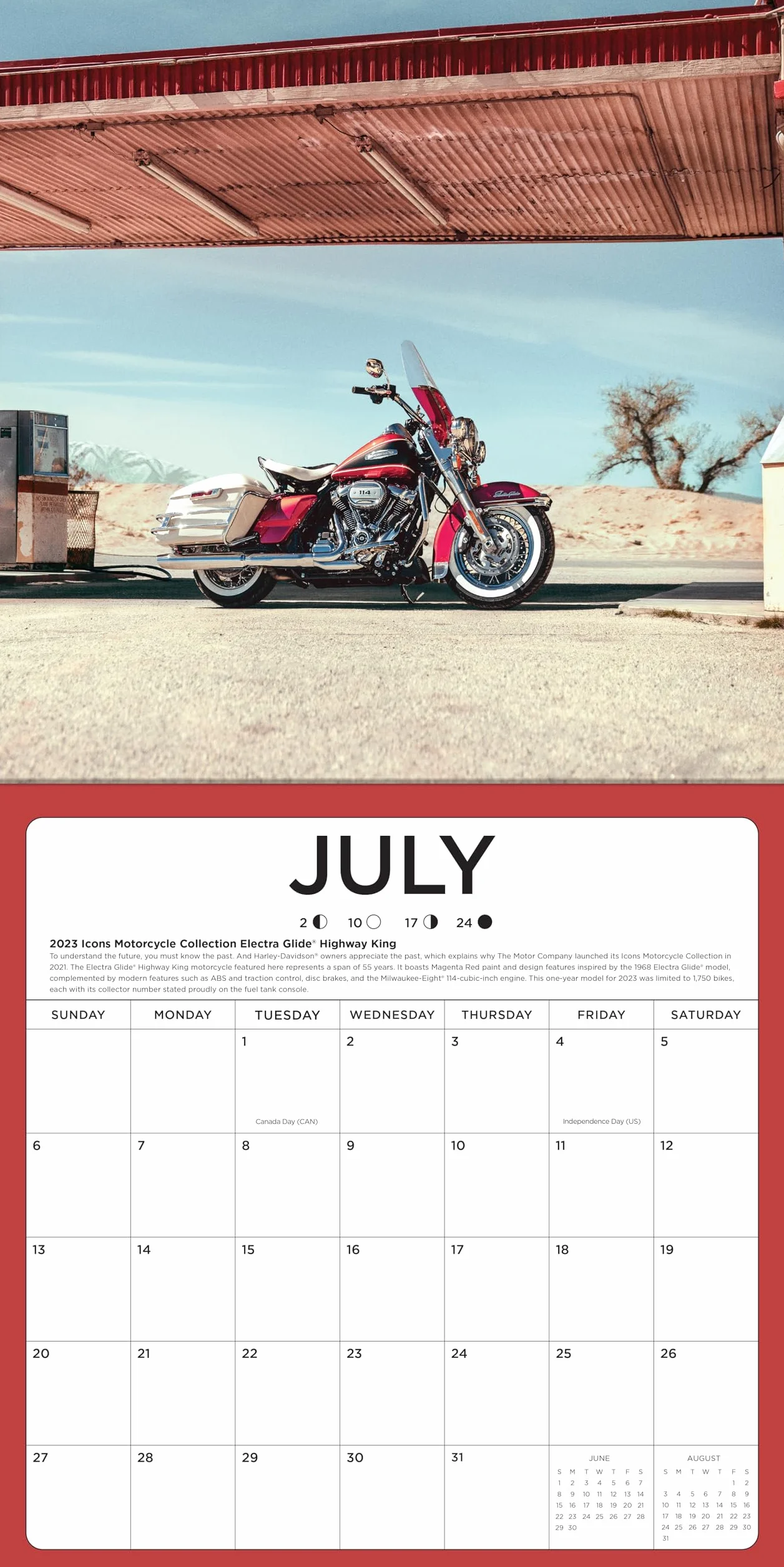 Harley-Davidson 12x12 2025: 16-Month Calendar--September 2024 through December 2025