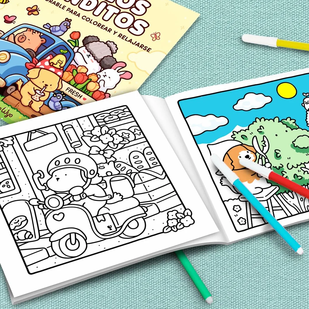 Dulce Navidad: Un mundo adorable para colorear y relajarse