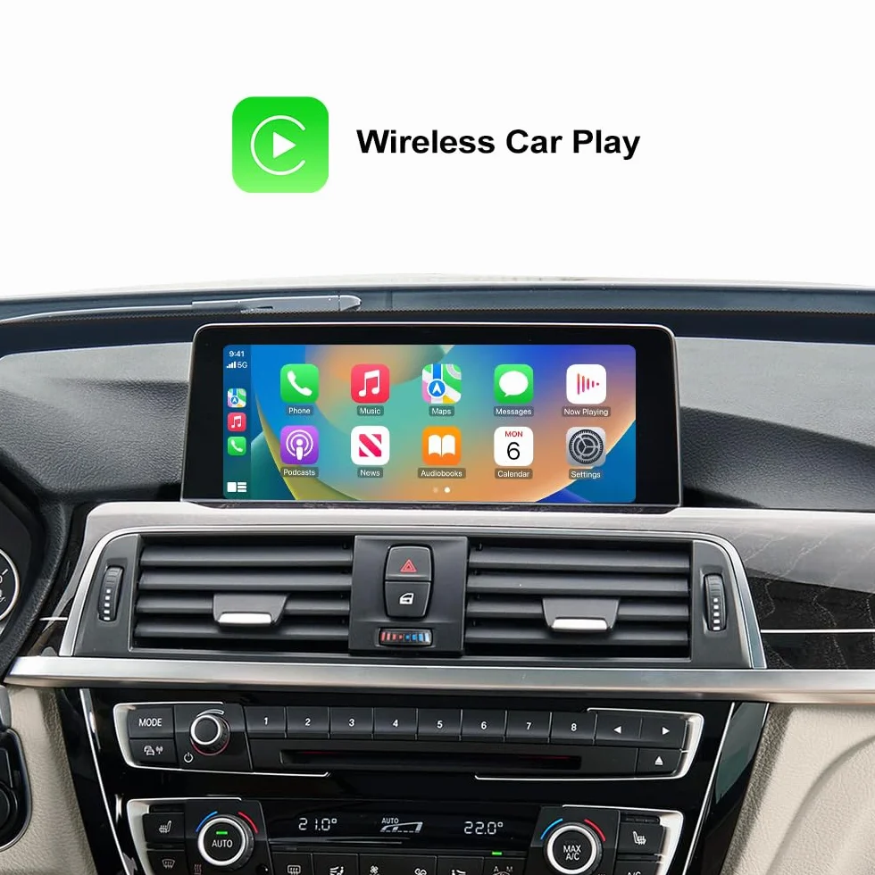 Andream Bezprzewodowa modernizacja Carplay do BMW serii 1-7 X3 X4 X5 X6 MINI 2011-2017 NBT, bezprzewodowy odbiornik Carplay Android Auto