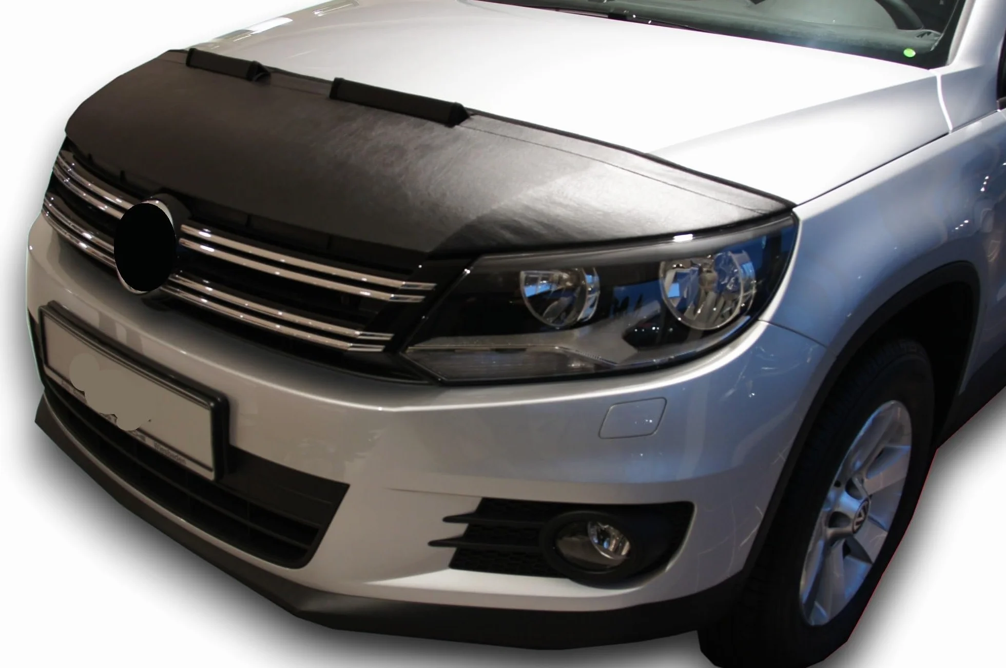AB-00255 AUTO-BRA kompatybilny z VW Volkswagen Tiguan rok produkcji 2007-2016 osłona osłona przed uderzeniami kamieni Tuning Bonnet Bra